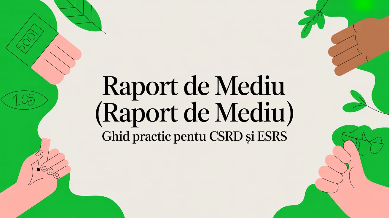 Raport de mediu: Ghid practic de la conformitate la avantaj competitiv