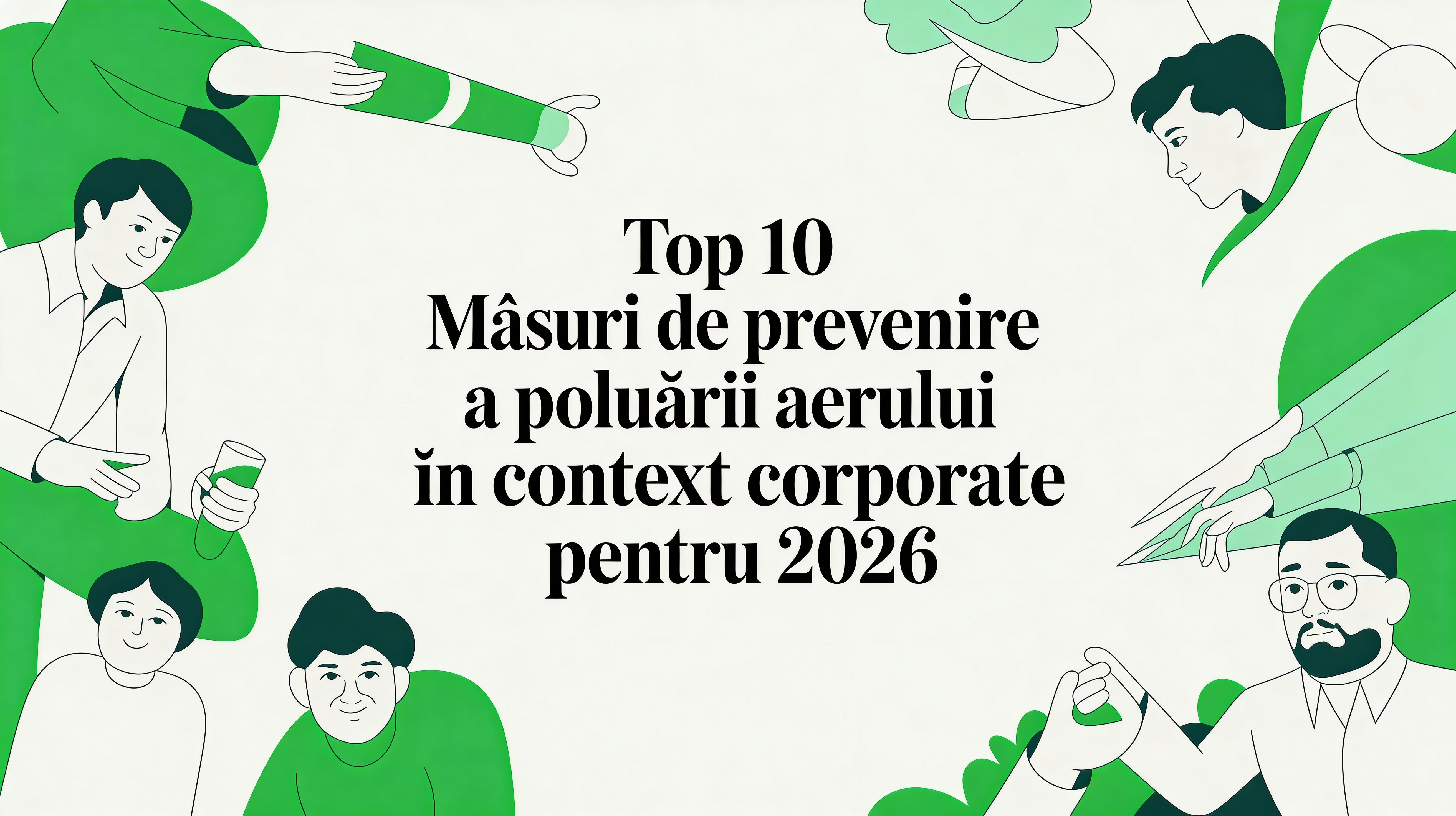 Top 10 masuri de prevenire a poluarii aerului în context corporate pentru 2026