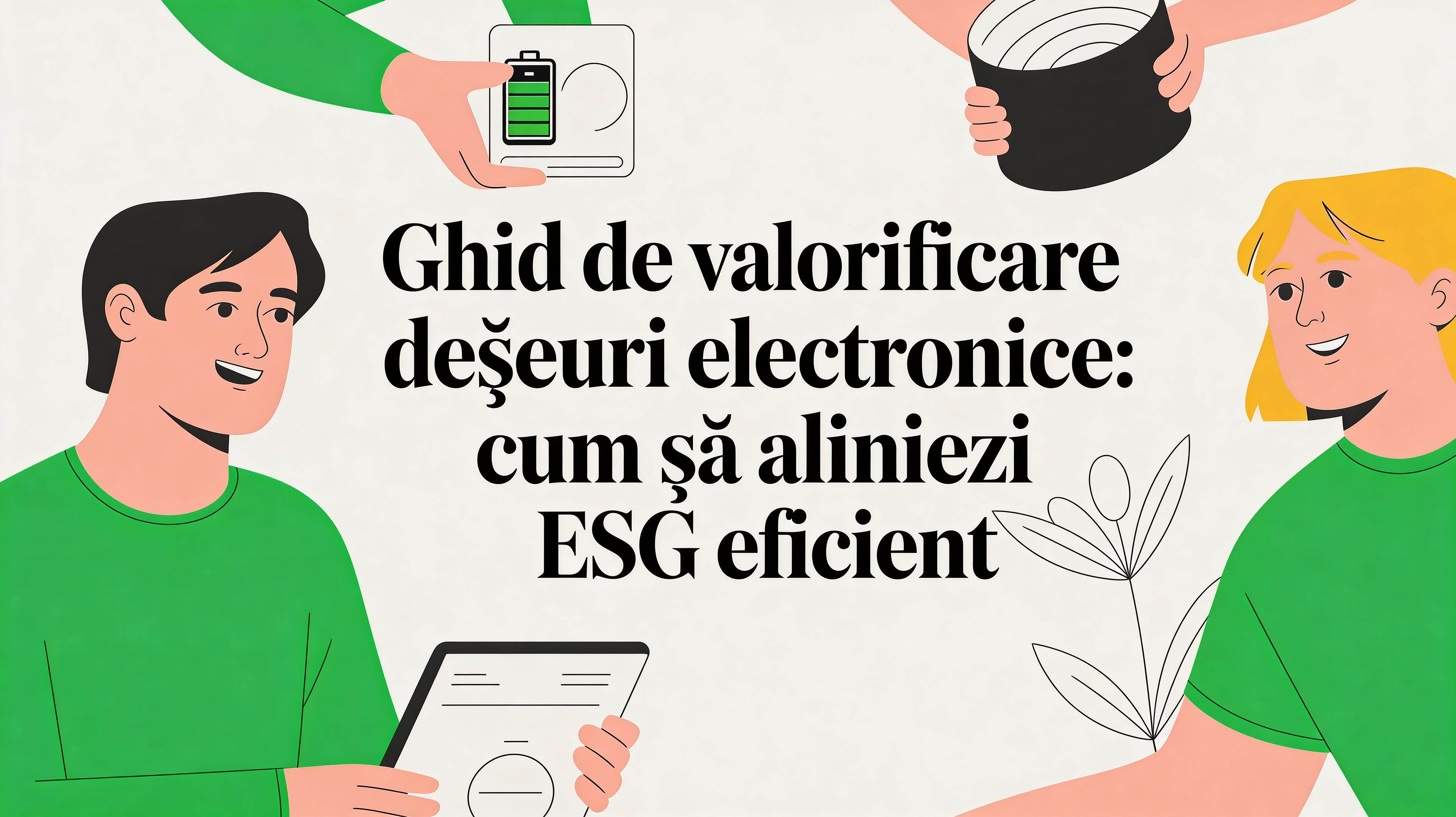 Ghid de valorificare deseuri electronice: Cum să aliniezi ESG eficient