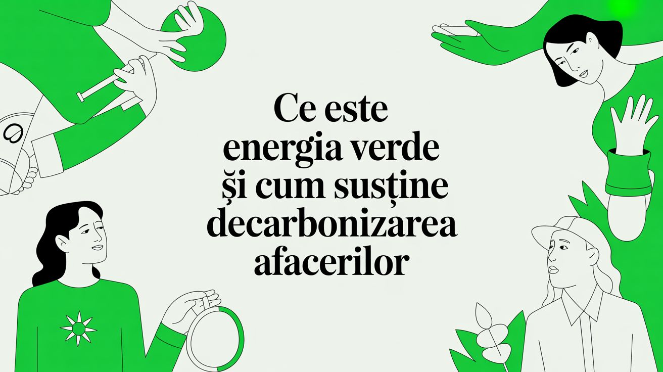 Ce este energia verde și cum susține decarbonizarea afacerilor