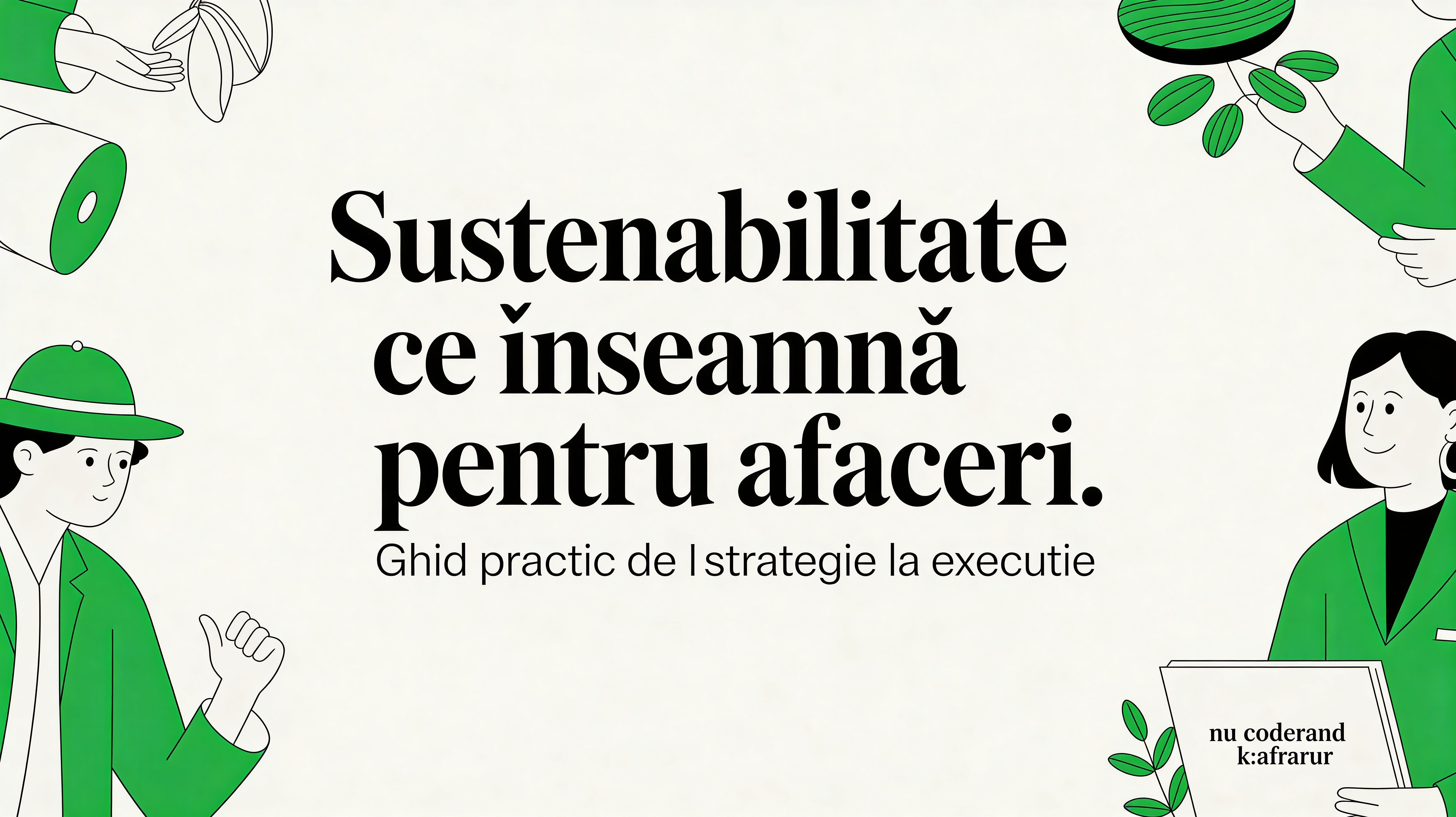 Sustenabilitate ce înseamnă pentru afaceri: ghid practic de la strategie la execuție