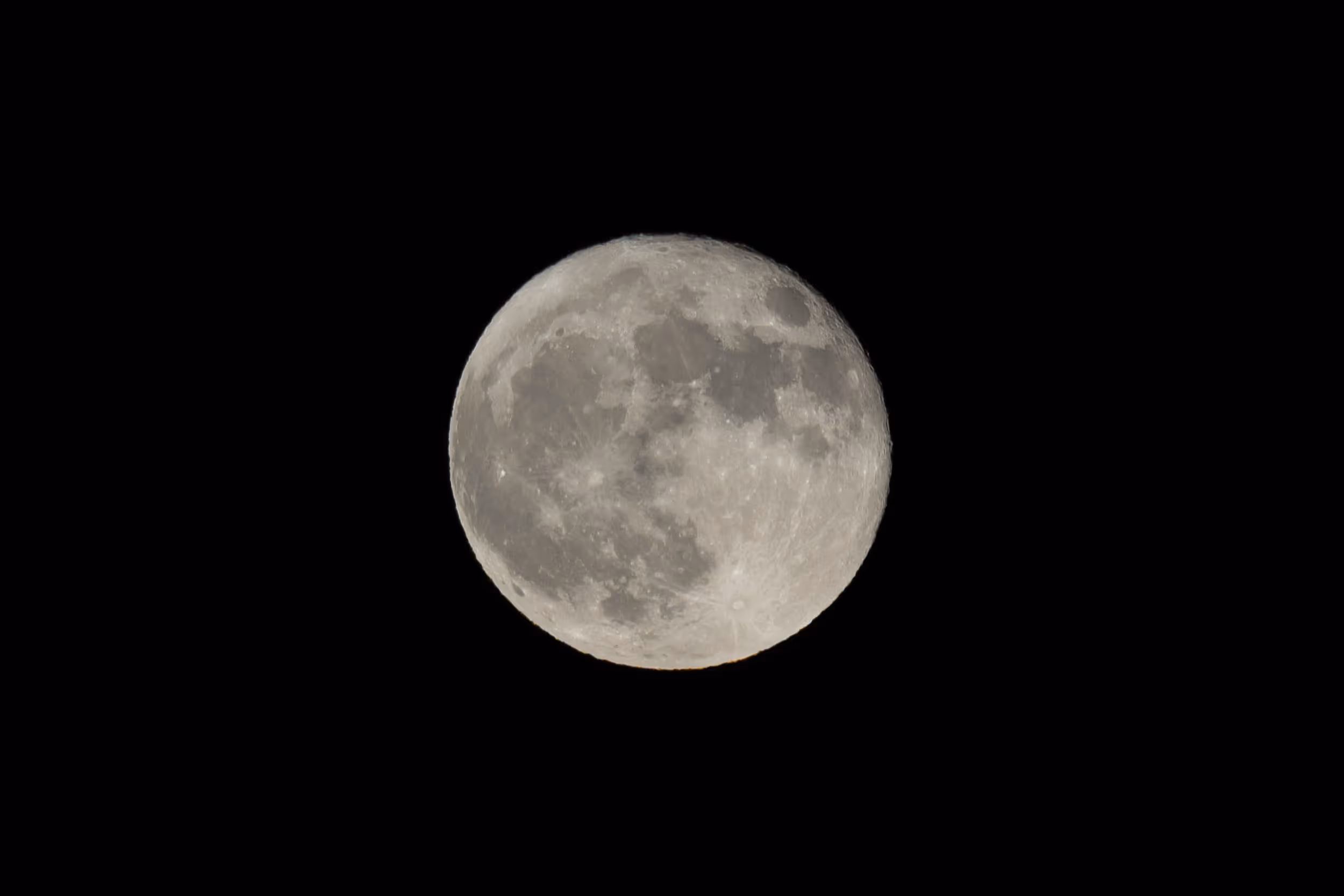 The moon.