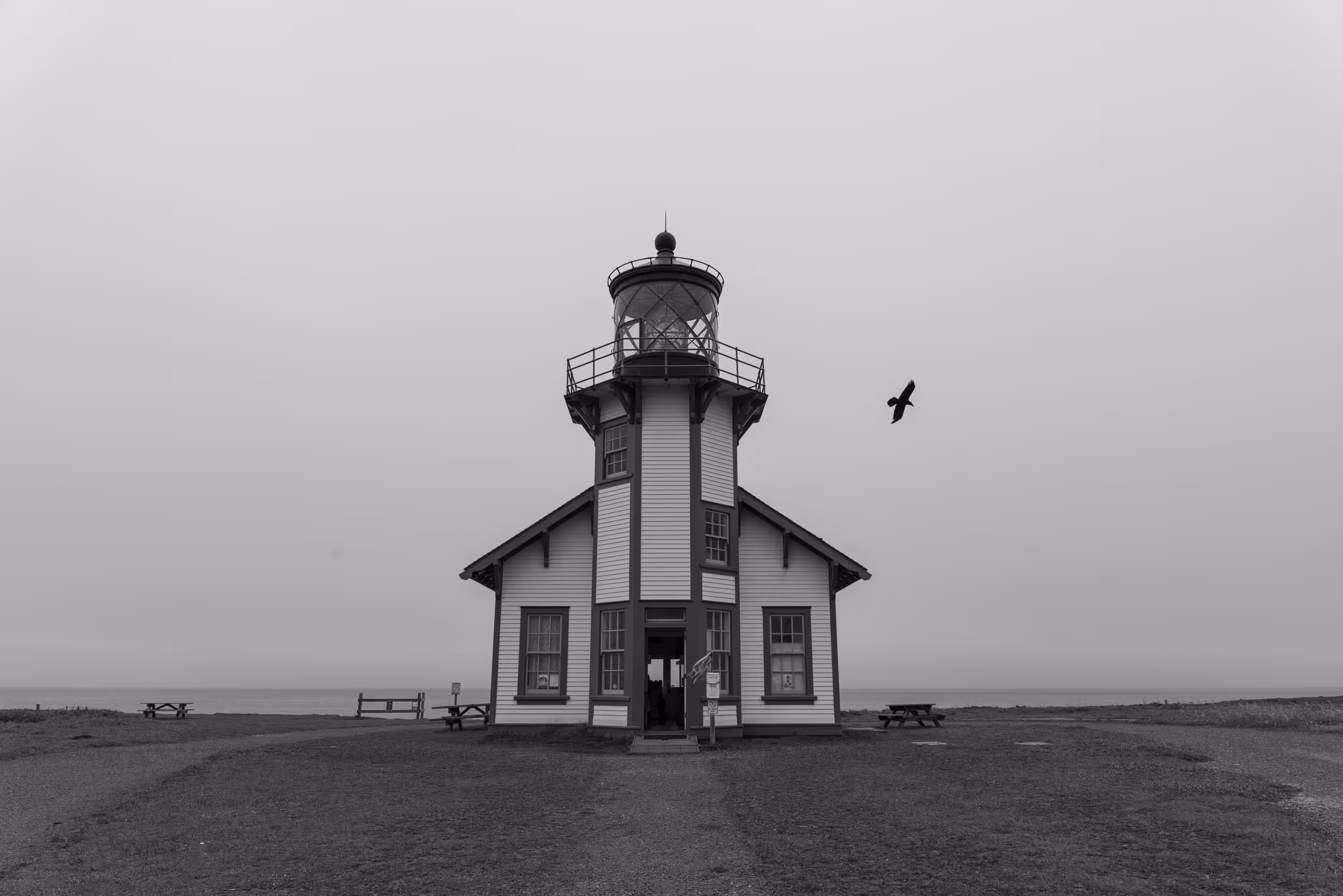 Point Cabrillo Lighthouse. Mendocino, CA. 2022.
