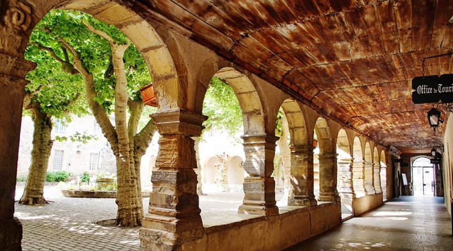 Cloître gothique du monastère des Augustins de Saint-Geniez-d'Olt, Monument Historique du XIVe siècle — conciergerie Airbnb Aveyron