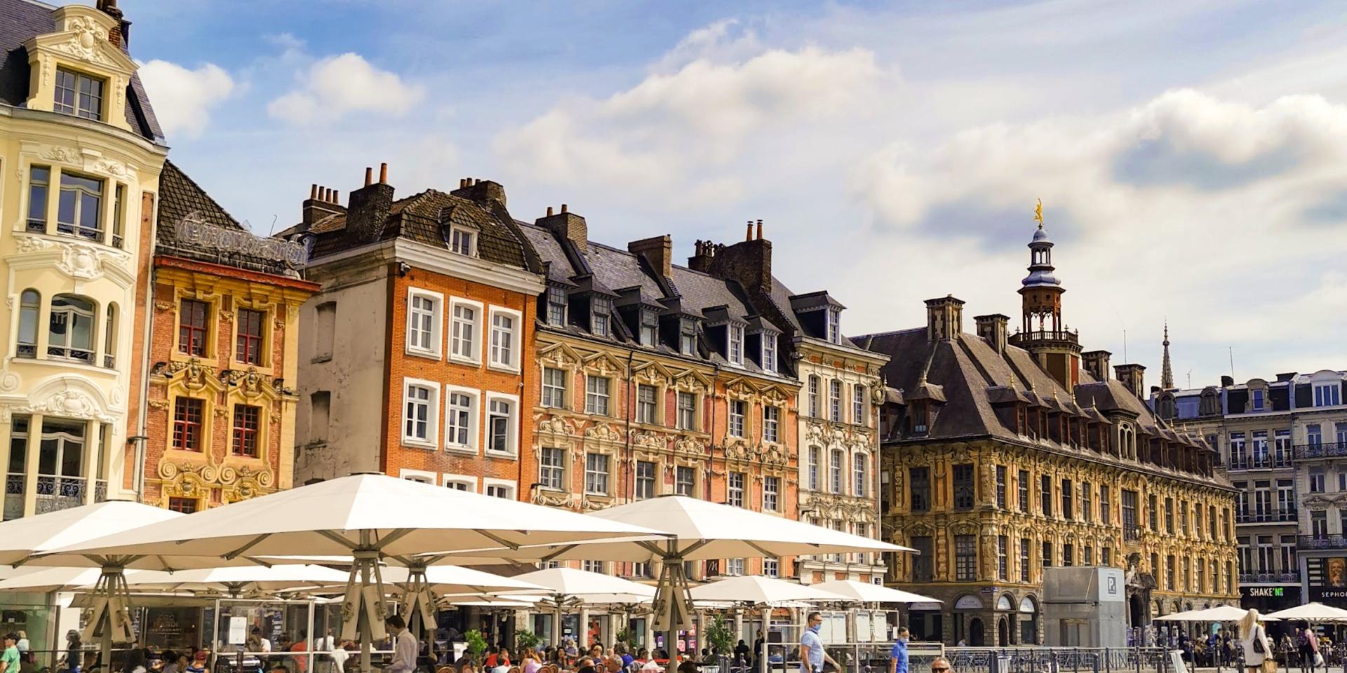 Grand'Place de Lille accessible en quelques minutes depuis Lomme, cœur historique flamand — location saisonnière Airbnb Lomme