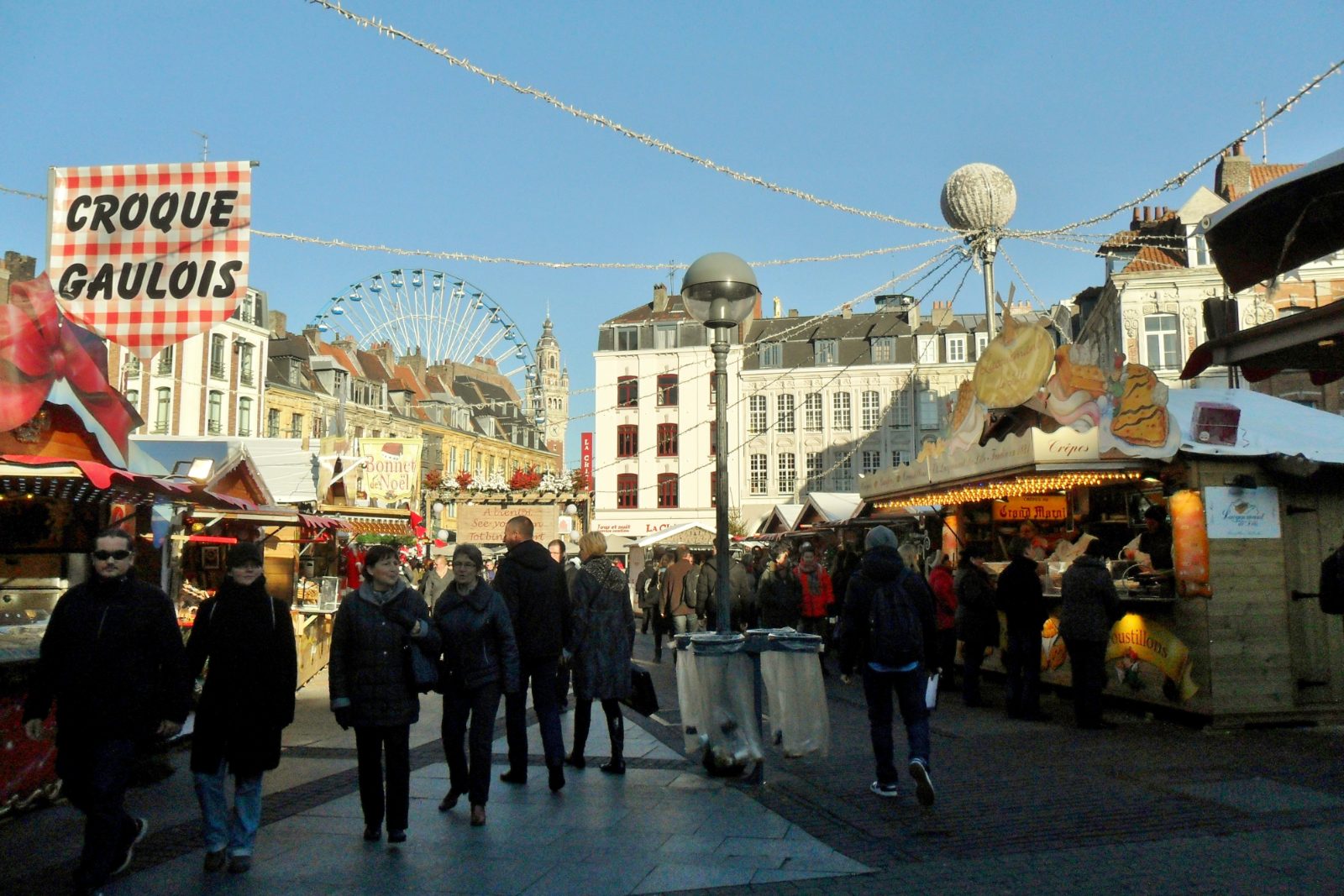 Marché de Noël de Lille et ses chalets — gestion locative Hauts-de-France