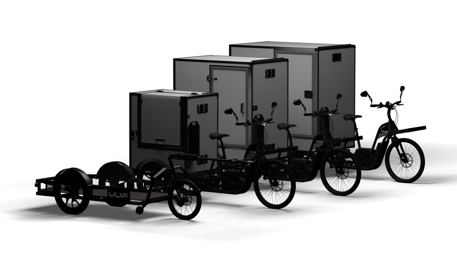 Triporteur électrique en centre-ville