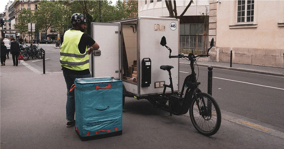 Triporteur logistique Paris