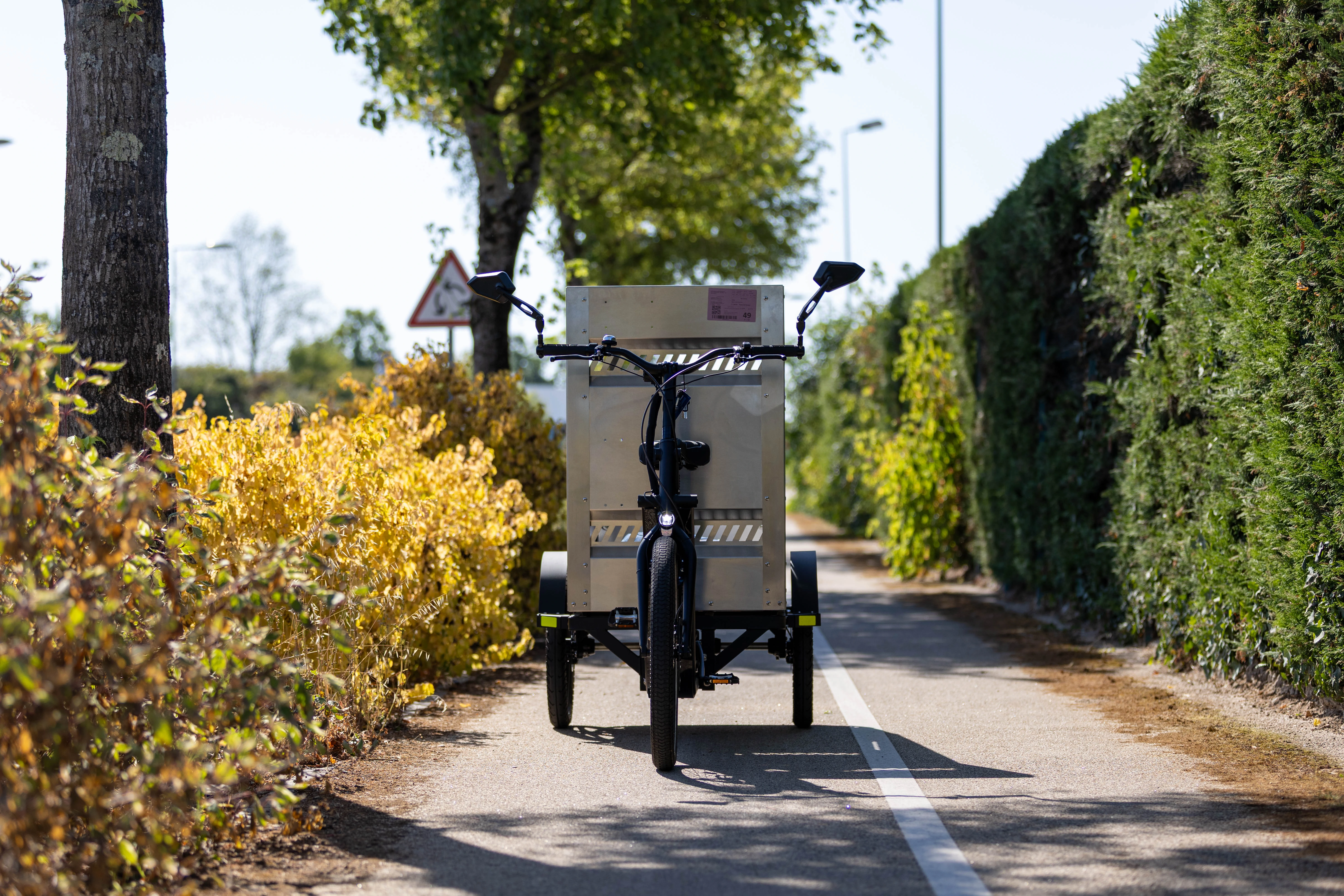 Vélo cargo robuste et renforcée