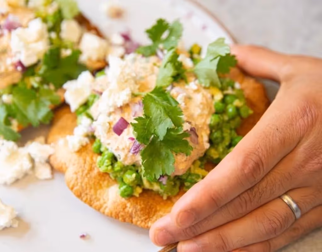 Crab and Avocado Tostadas