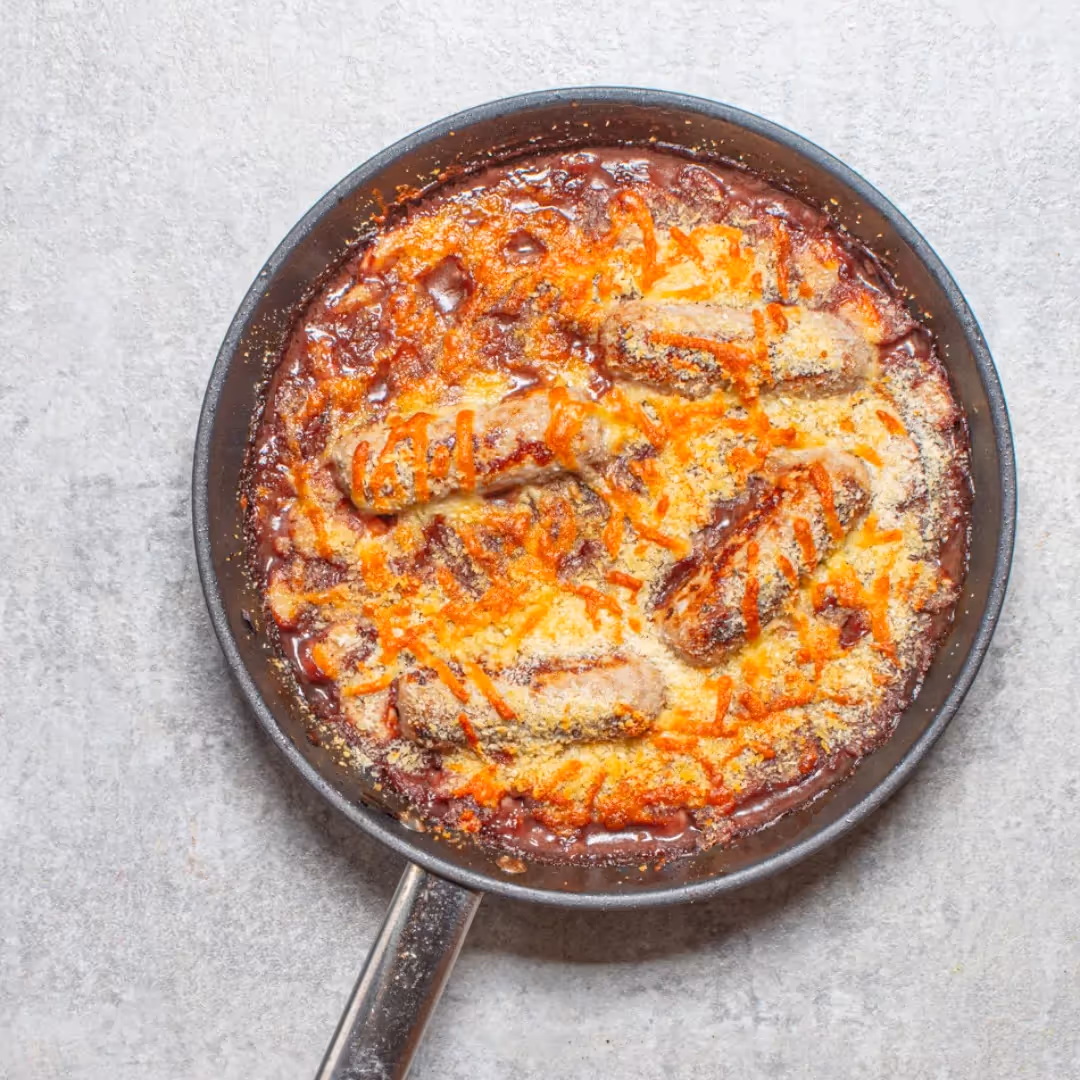 Cheesy Sausage and Bean Casserole