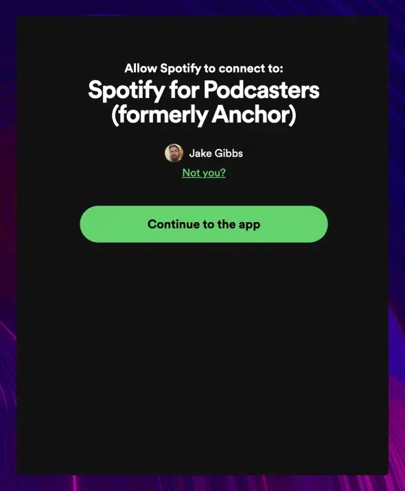 A screenshot of the Spotify for Podcasters homepage