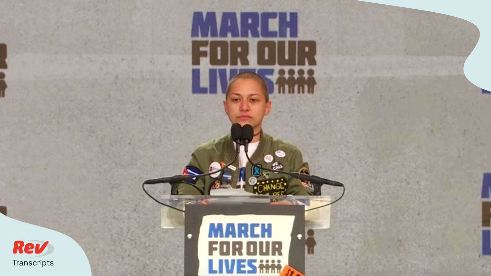 Emma Gonzalez March For Our Lives Speech Transcript Rev Emma Gonzalez March For Our Lives Speech Transcript Rev