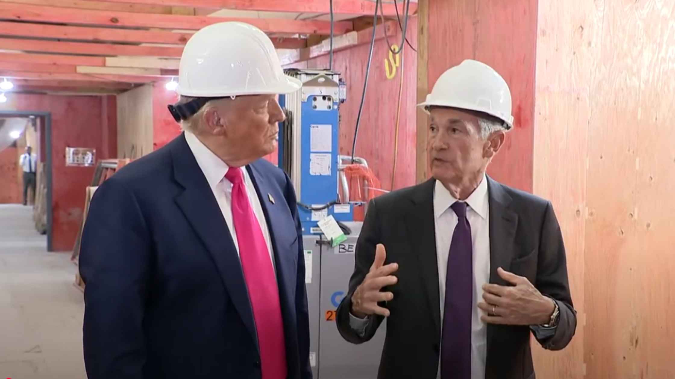 Trump Visits Federal Reserve