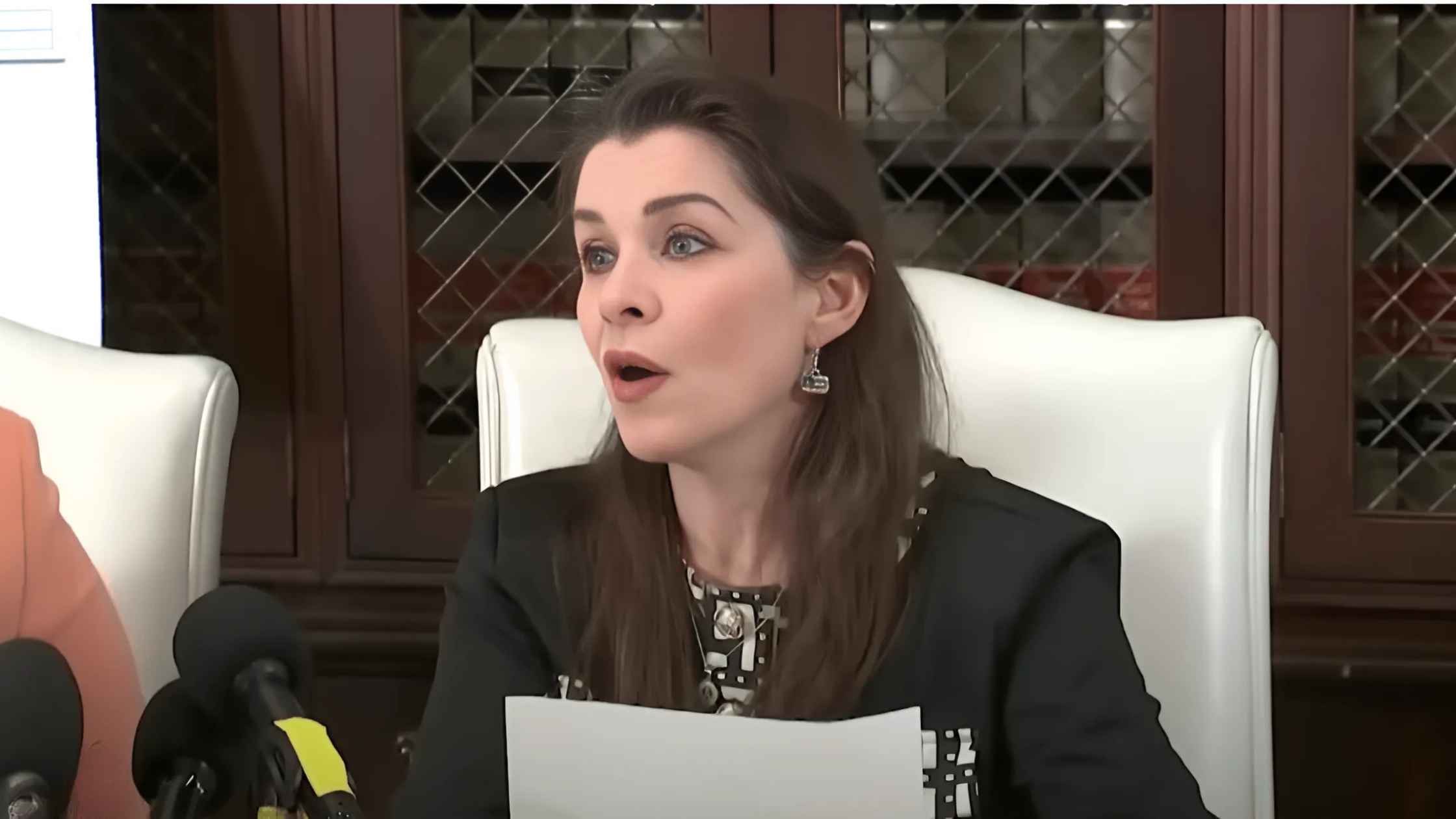 Allred Holds Press Conference with Epstein Accuser