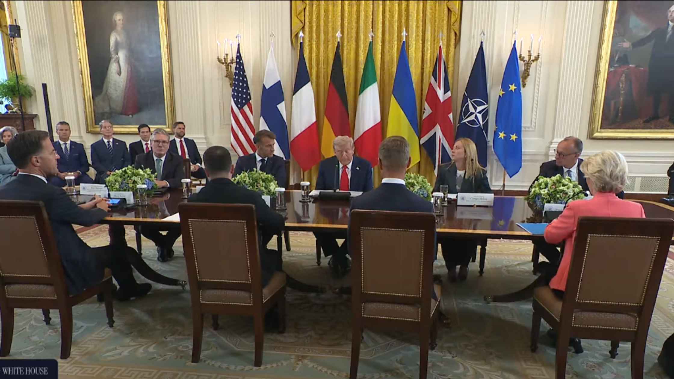 European Leaders Meet at White House