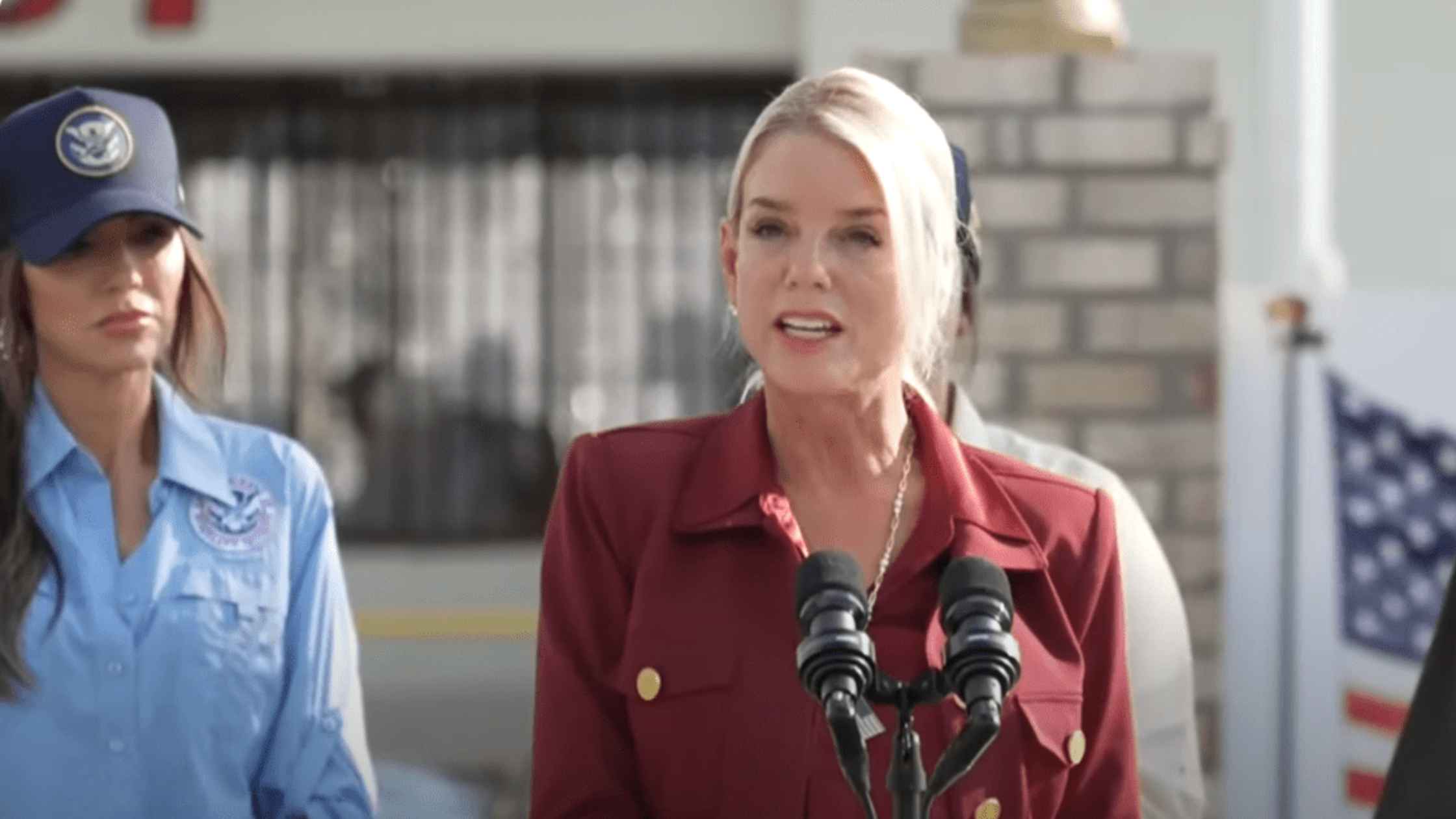 Noem and Bondi on Louisiana ICE Facility