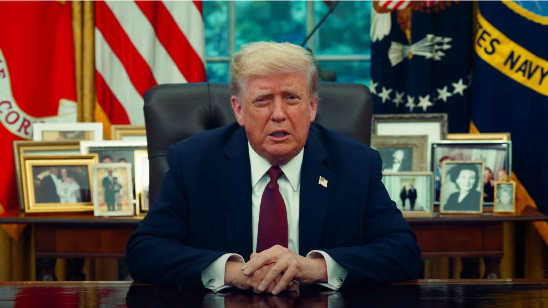 Trump Gives Statment on Kirk Shooting