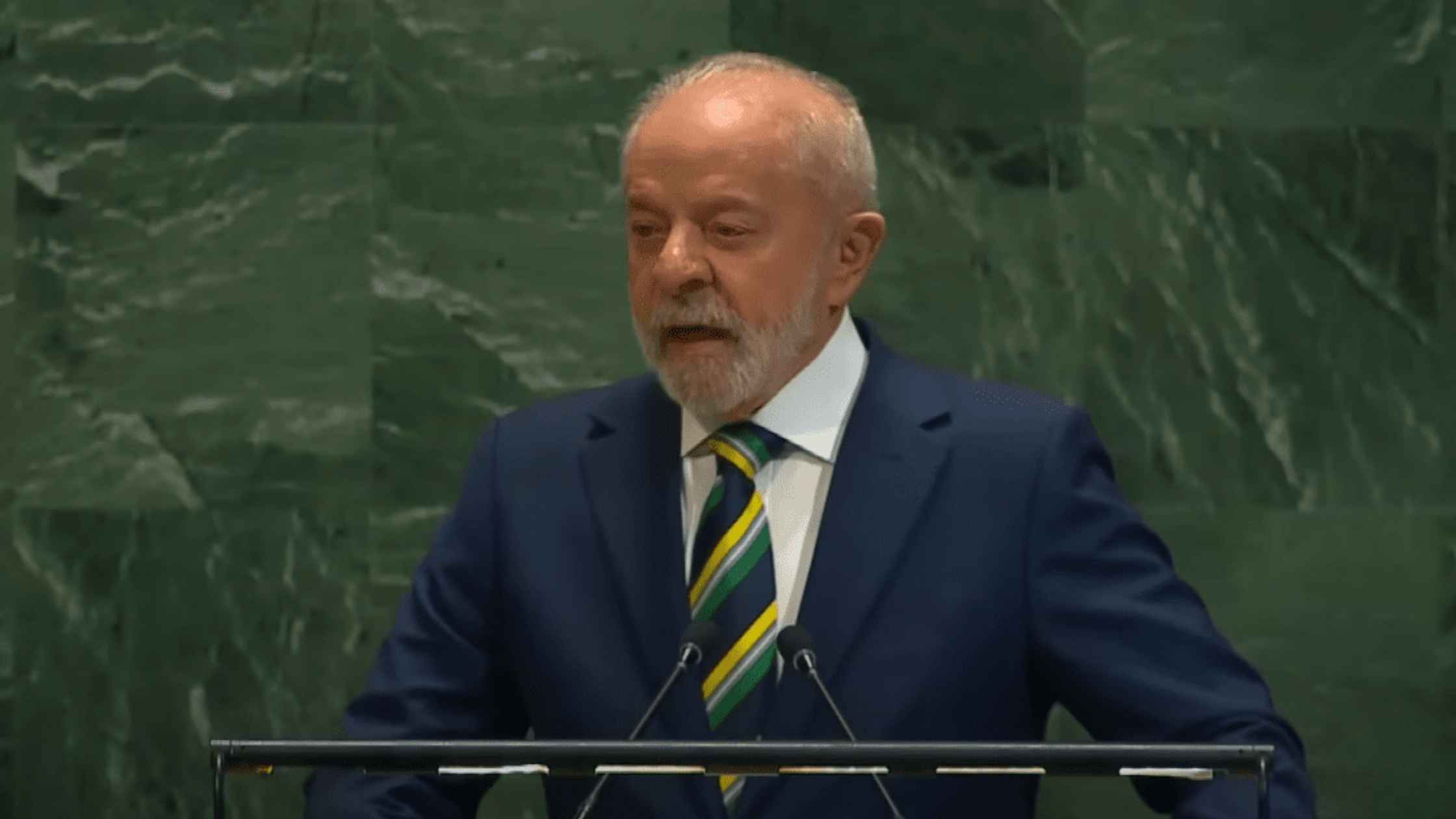 Luiz Inácio Lula da Silva Speaks at U.N.