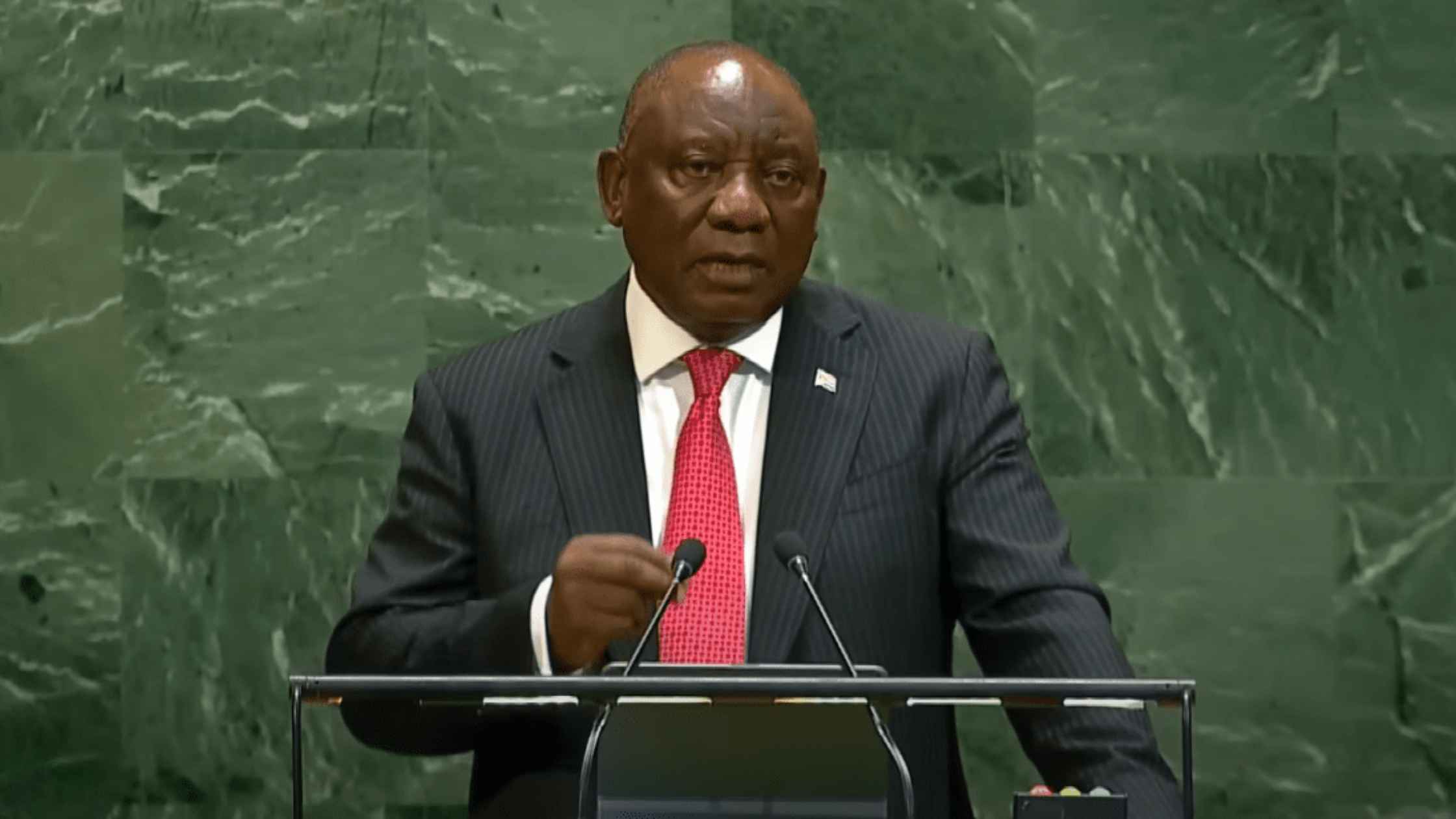 Cyril Ramaphosa Speaks at U.N.