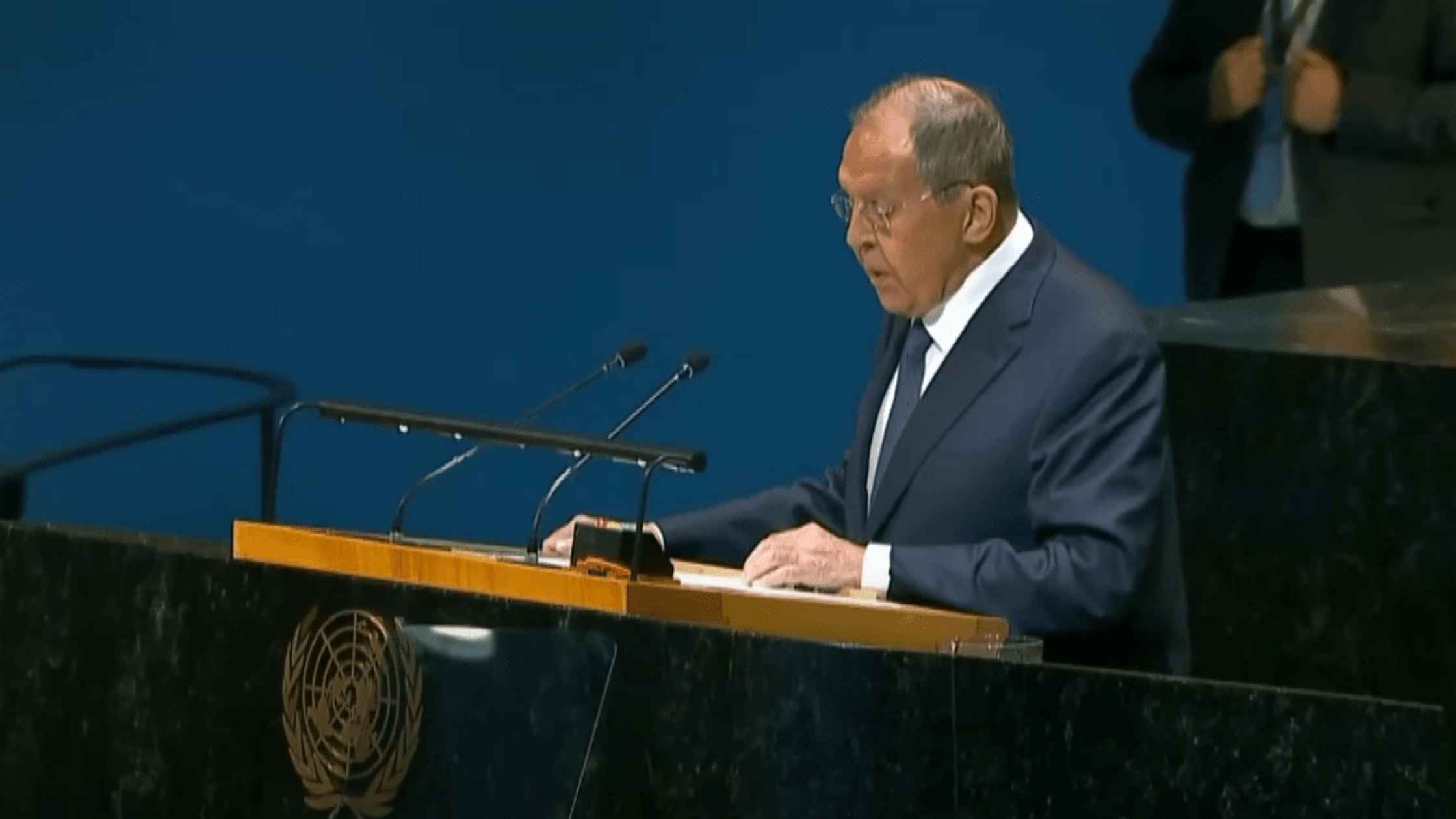 Sergey Lavrov Speaks to U.N. General Assembly