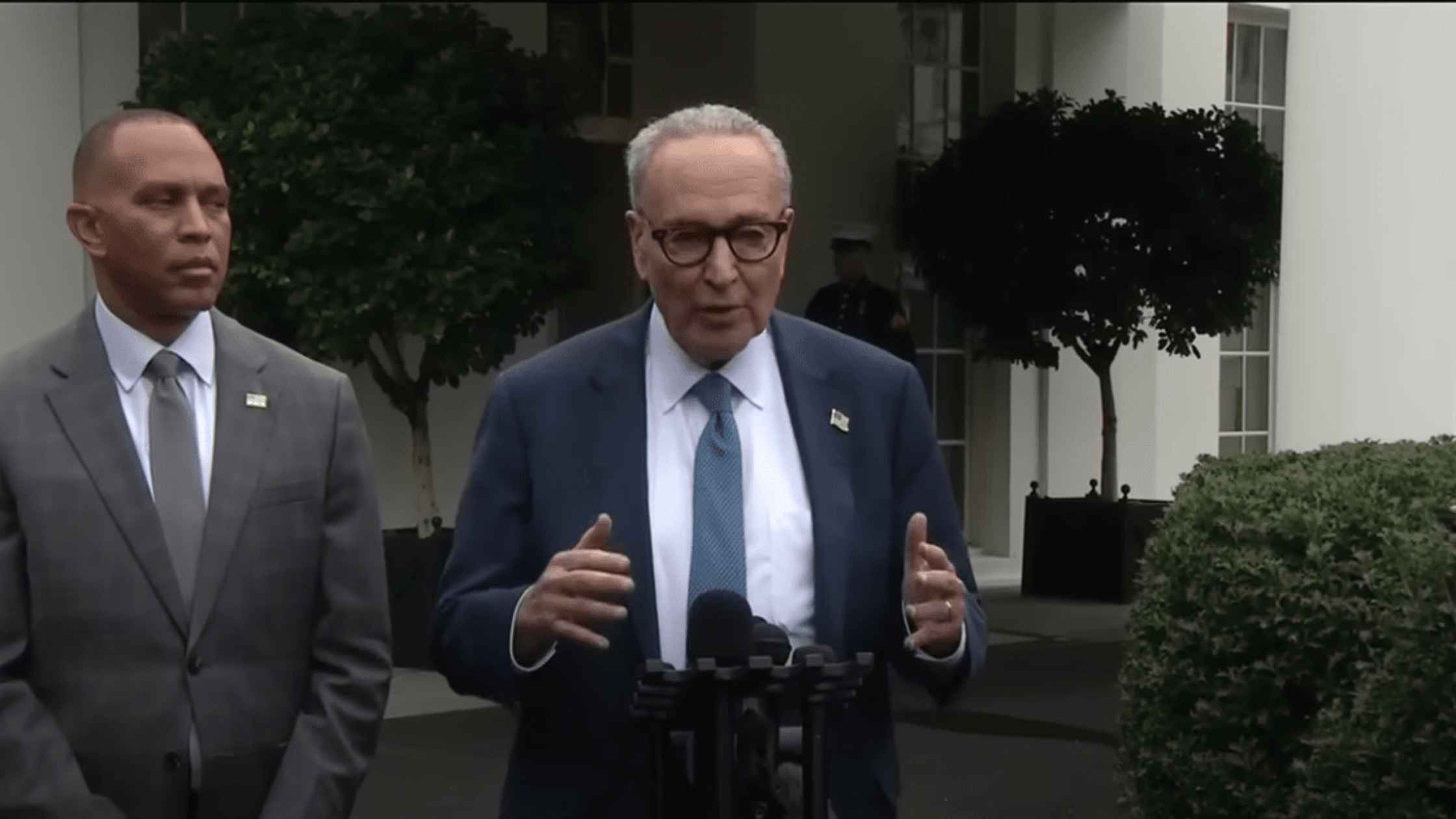 Jeffries and Schumer Press Conference 9/29/25