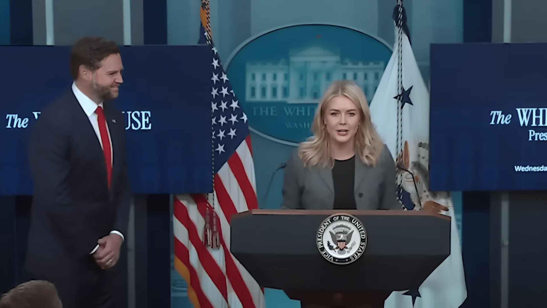 Karoline Leavitt White House Press Briefing on 10/01/25