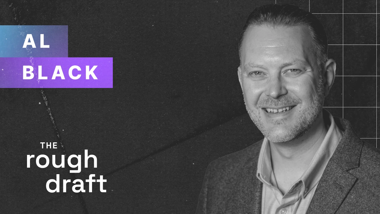 Black abstract textured background with subtle gradient and soft highlighted accents