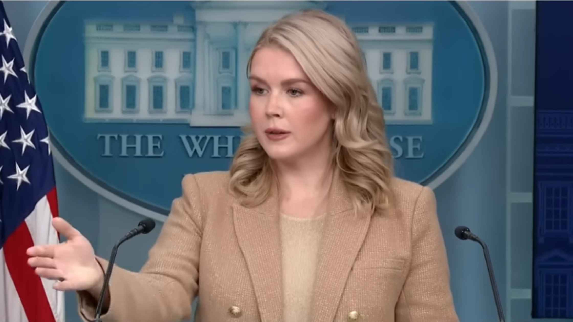 Karoline Leavitt White House Press Briefing on 12/01/25