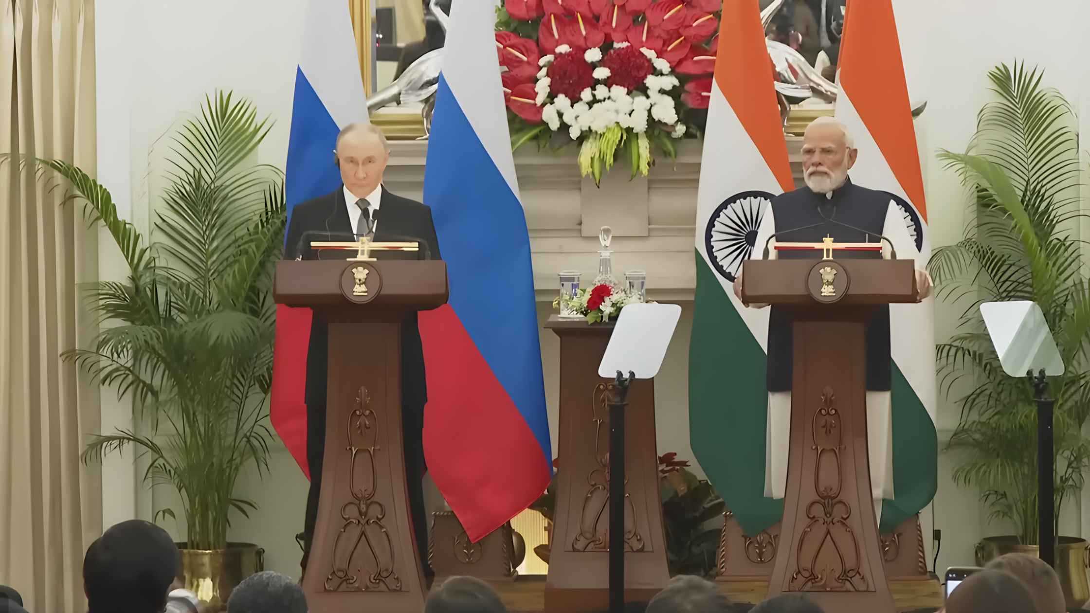 Modi and Putin Press Conference