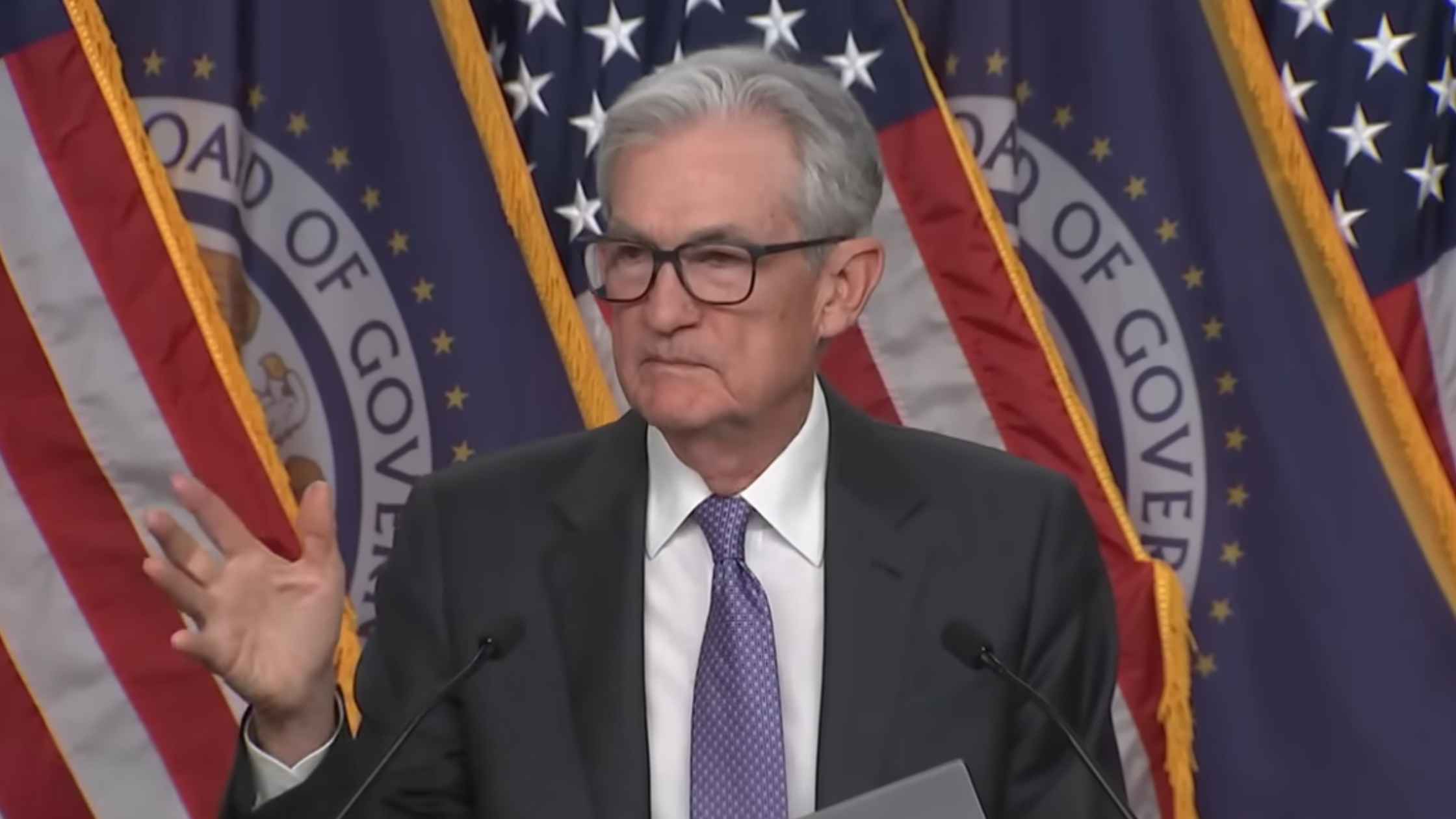 Federal Reserve Chair Jerome Powell Speaks After Rate Cut