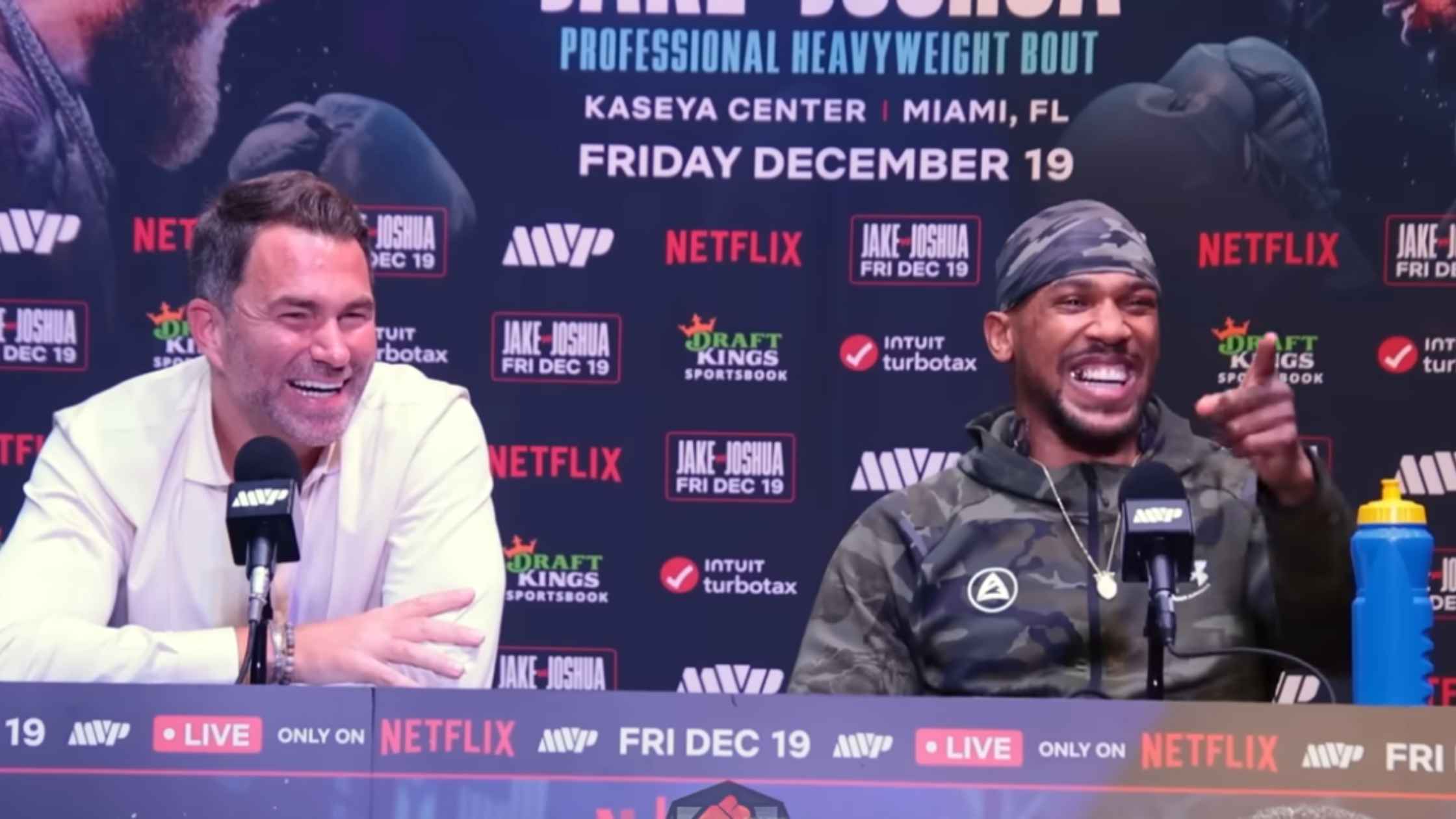 Joshua vs Paul Post Fight Press Conference 
