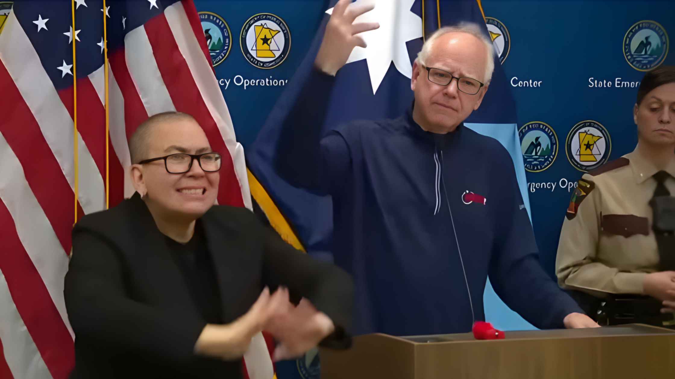 Walz Addresses Minnesota ICE Shooting