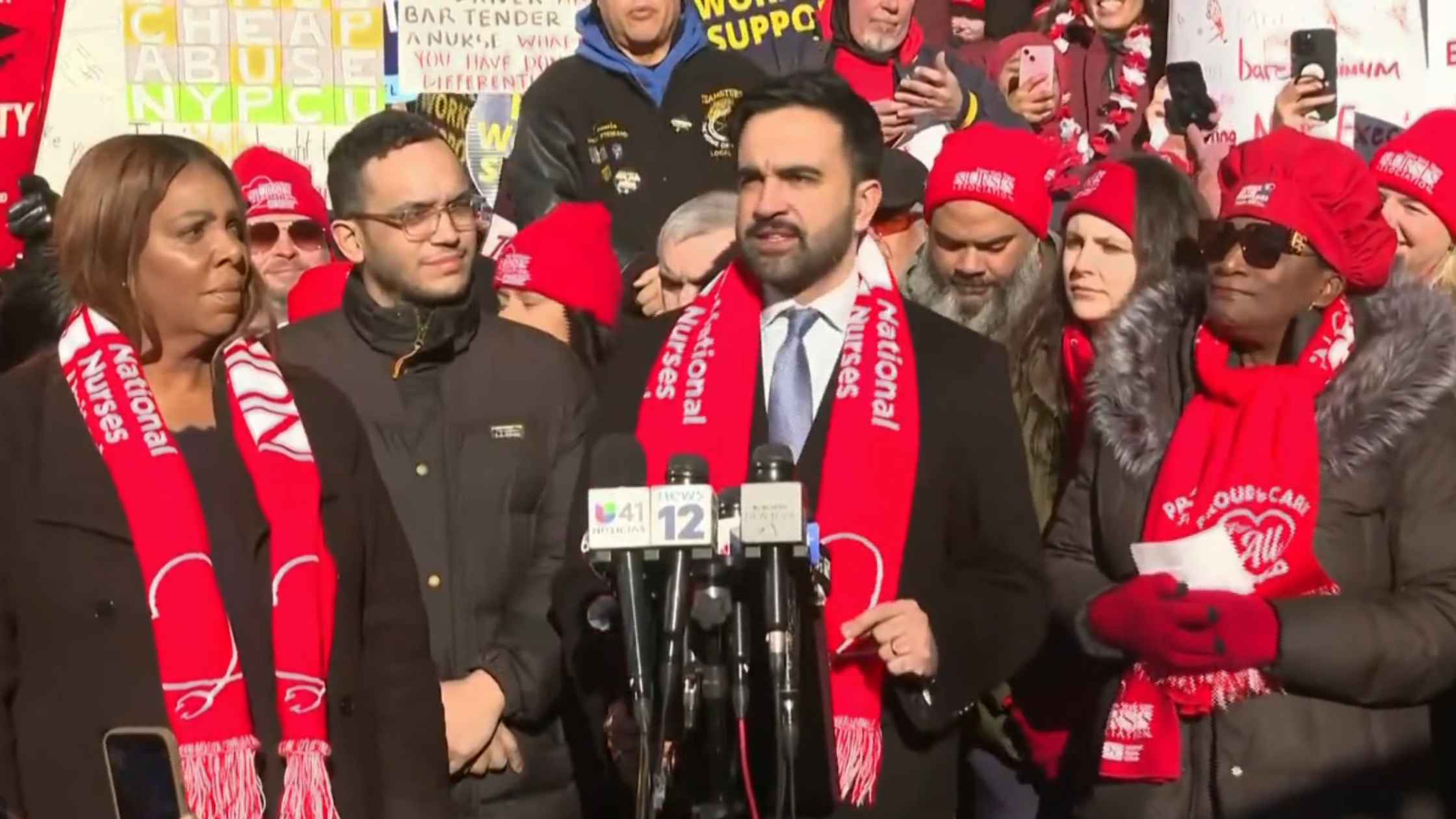 Nurse Strike Press Conference