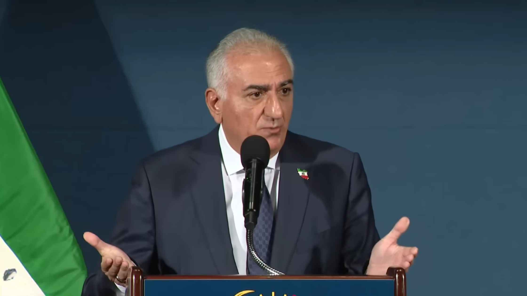 Reza Pahlavi News Conference