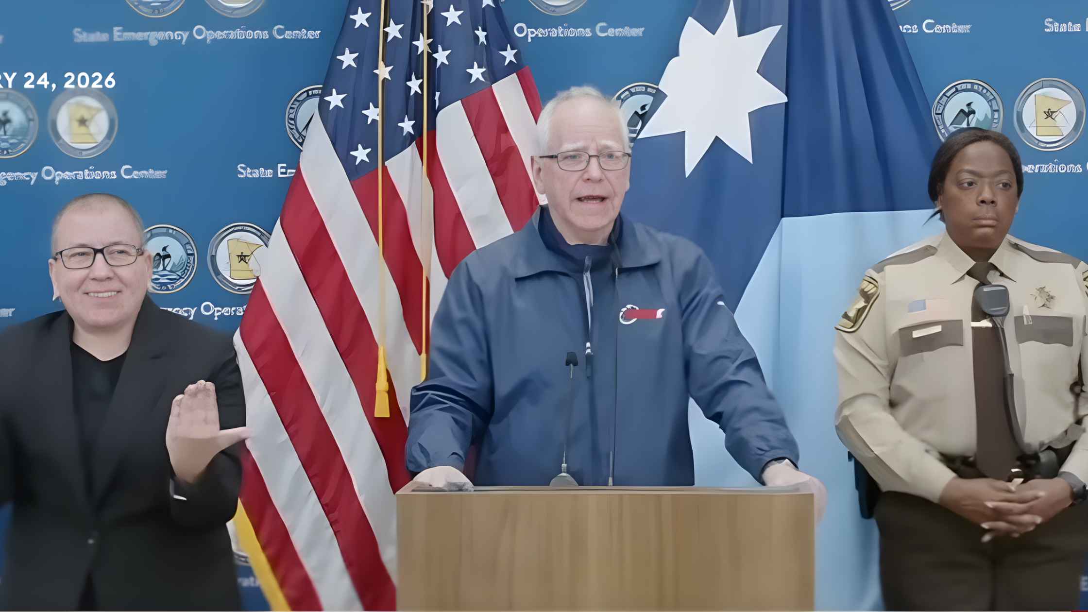 Walz Press Conference after New Shooting