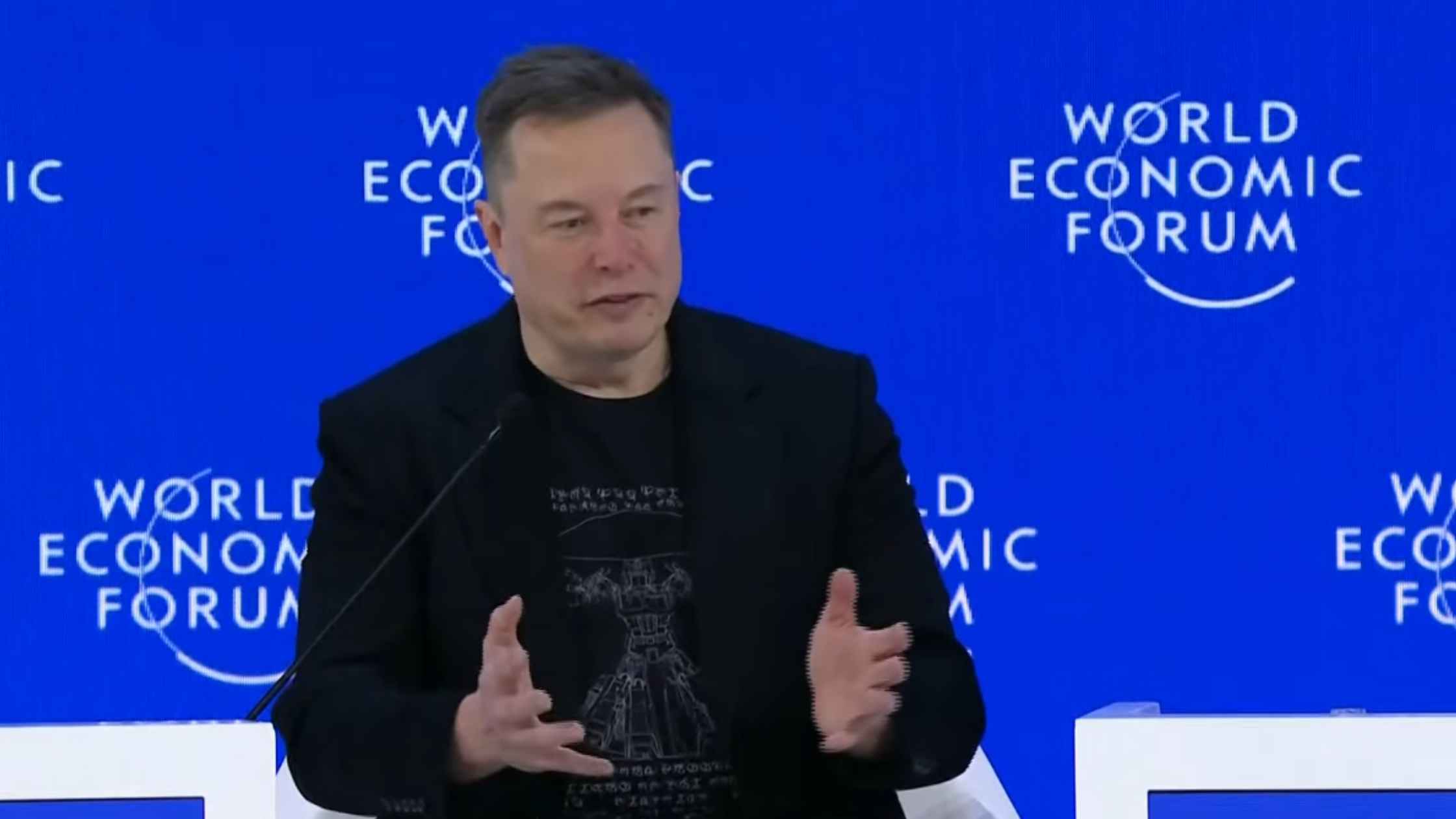 Musk Speaks at WEF