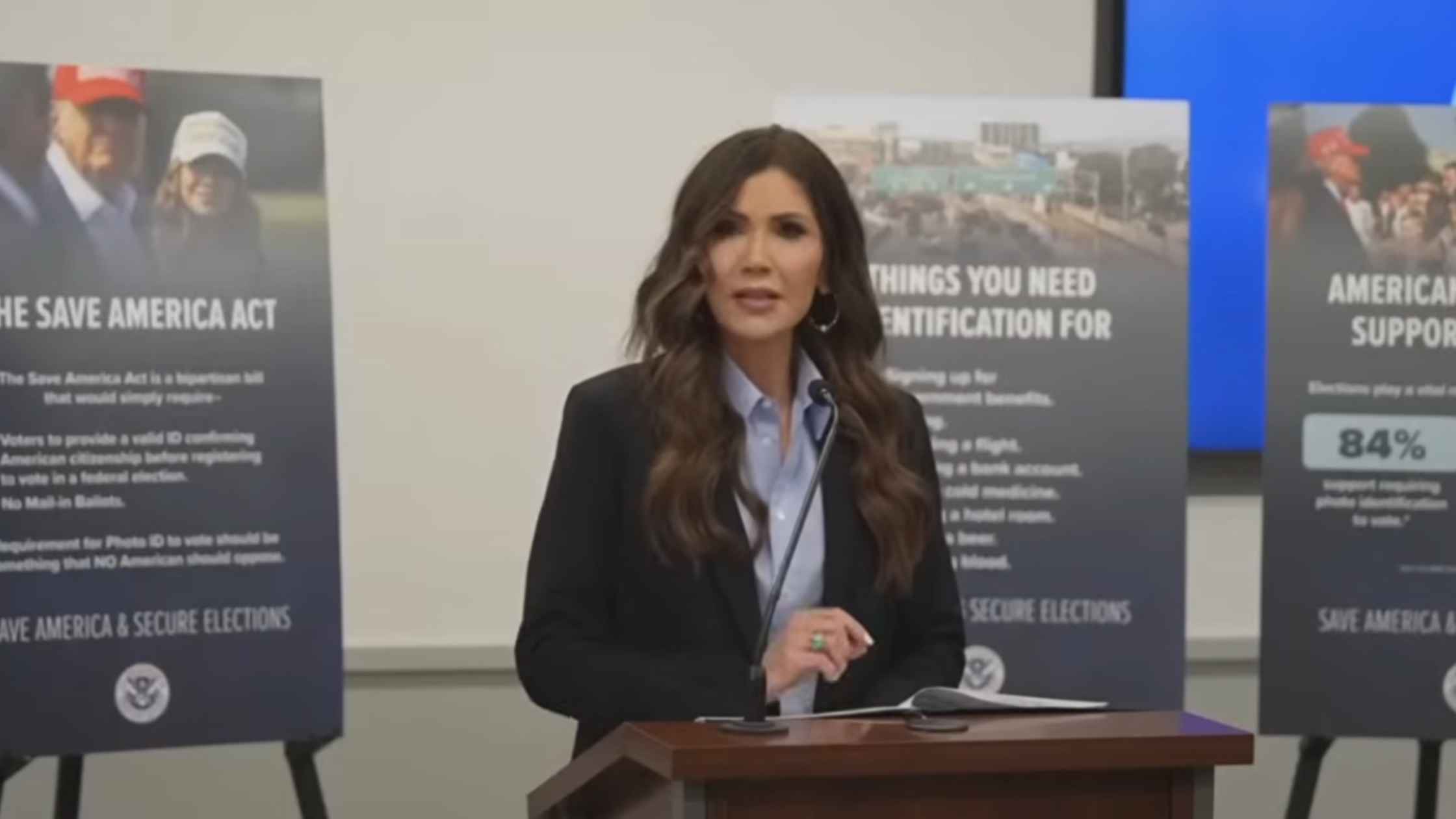 Noem on Elections