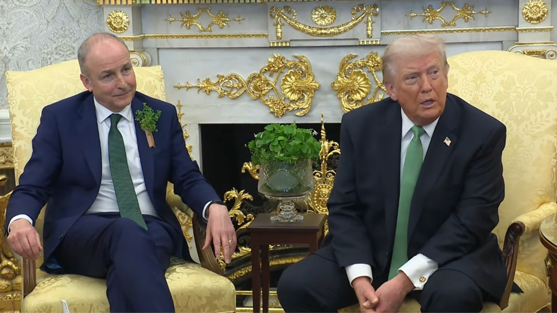 Taoiseach Martin Vistits the White House