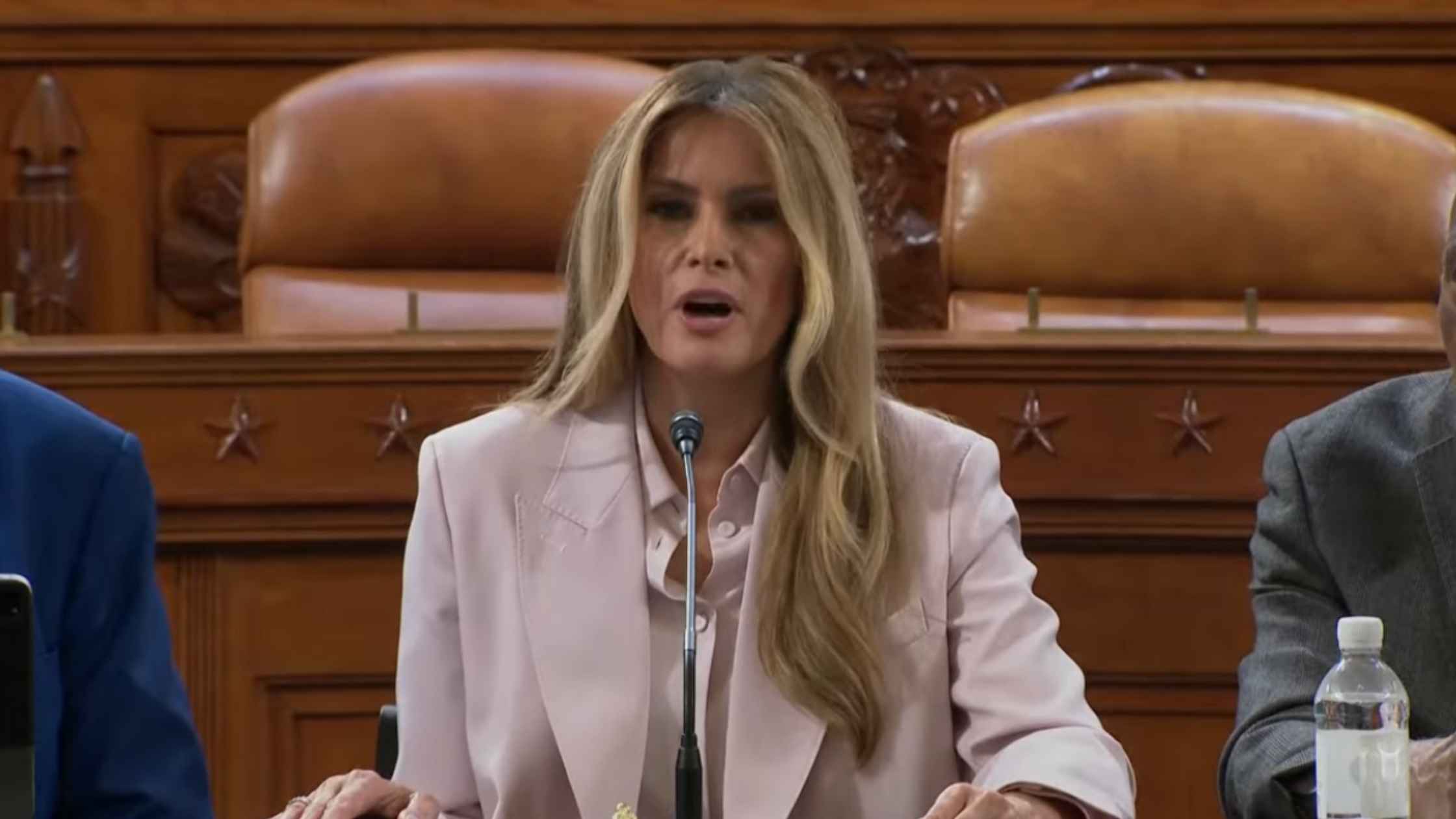 Melania Trump Speaks at Foster Care Meeting