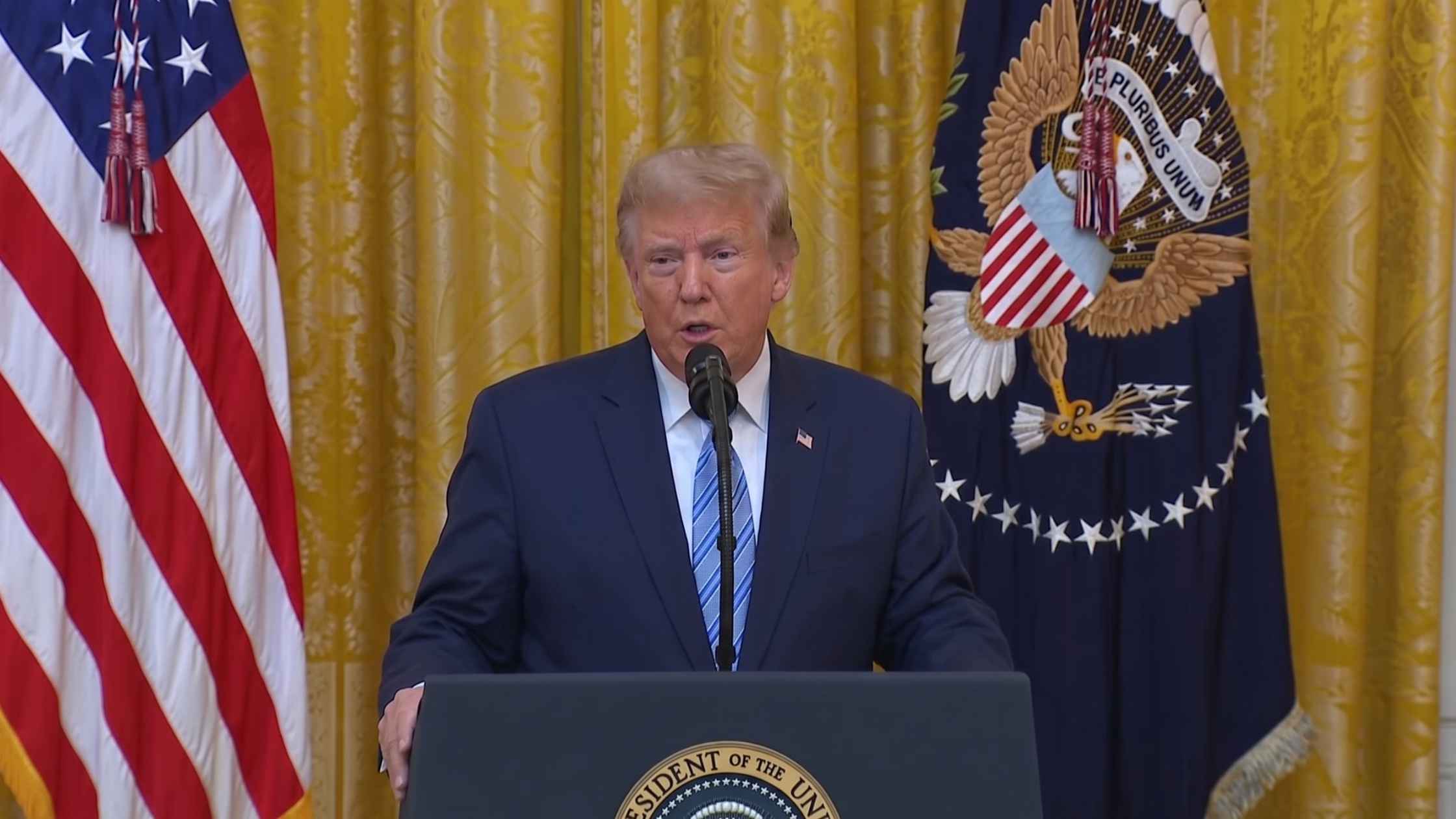 Donald Trump speaks to the nation on election integrity claims.