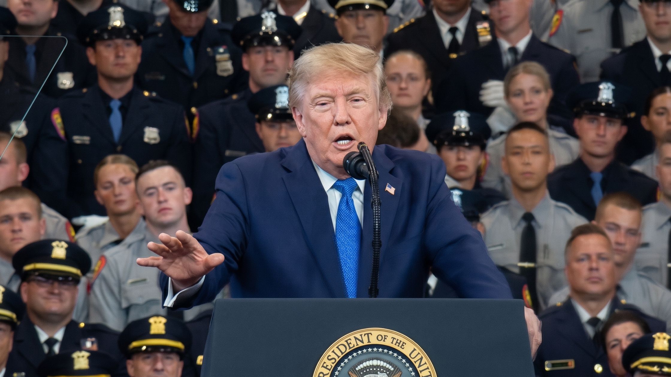 Trump Remarks to Police Cadets 8/14/26
