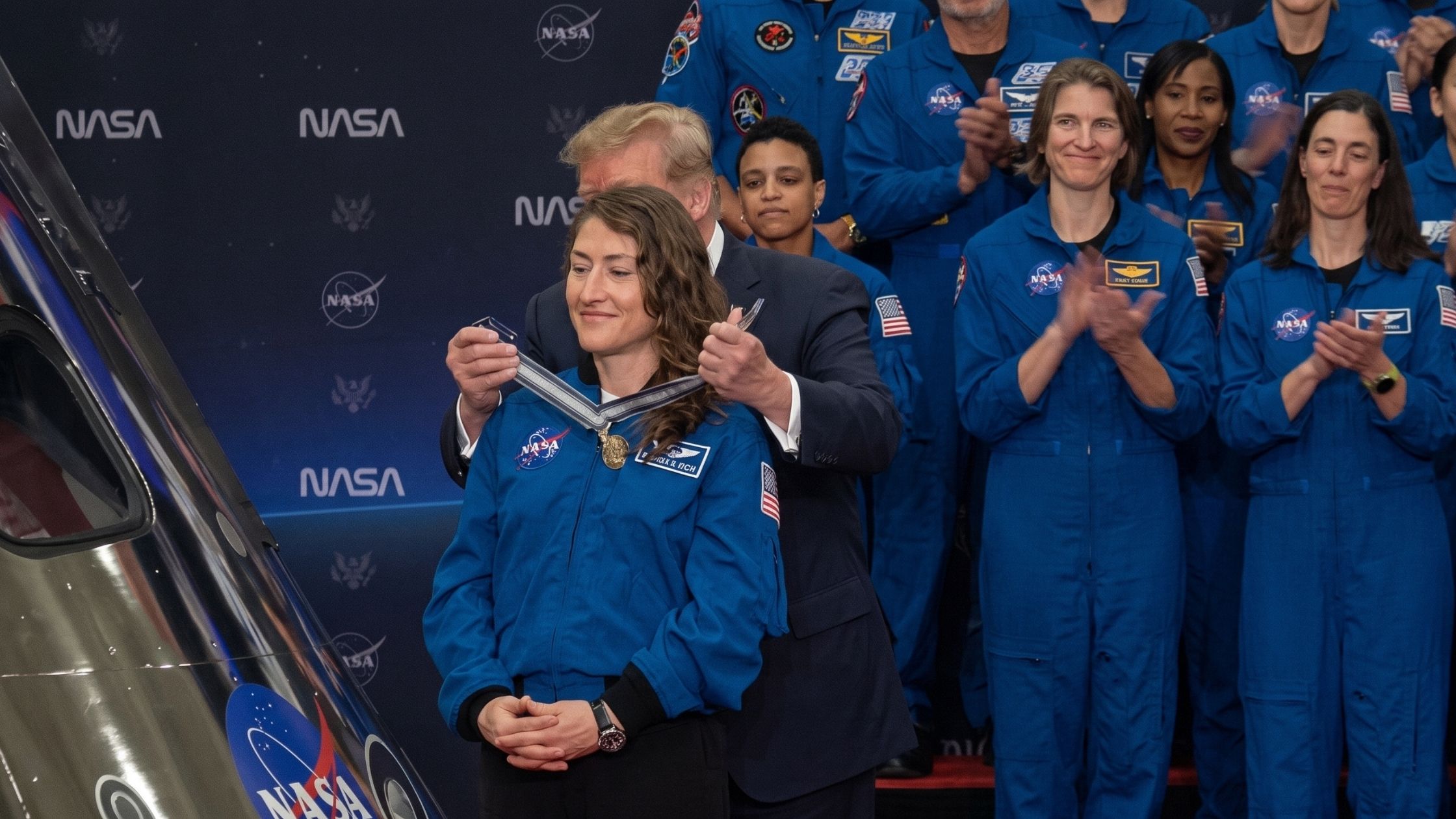 Congressional Space Medal of Honor presentation ceremony for the Artemis II astronauts.