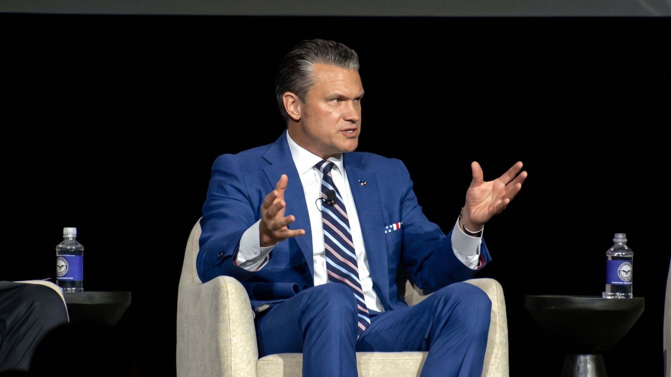 Defense Secretary Pete Hegseth participates in the Future of Autonomous Warfare Panel in Washington, D.C.