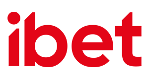iBET red text logo with bold uppercase letters.