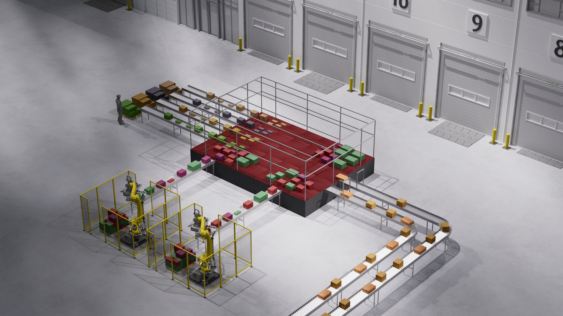The same floor space with the OmniMod system