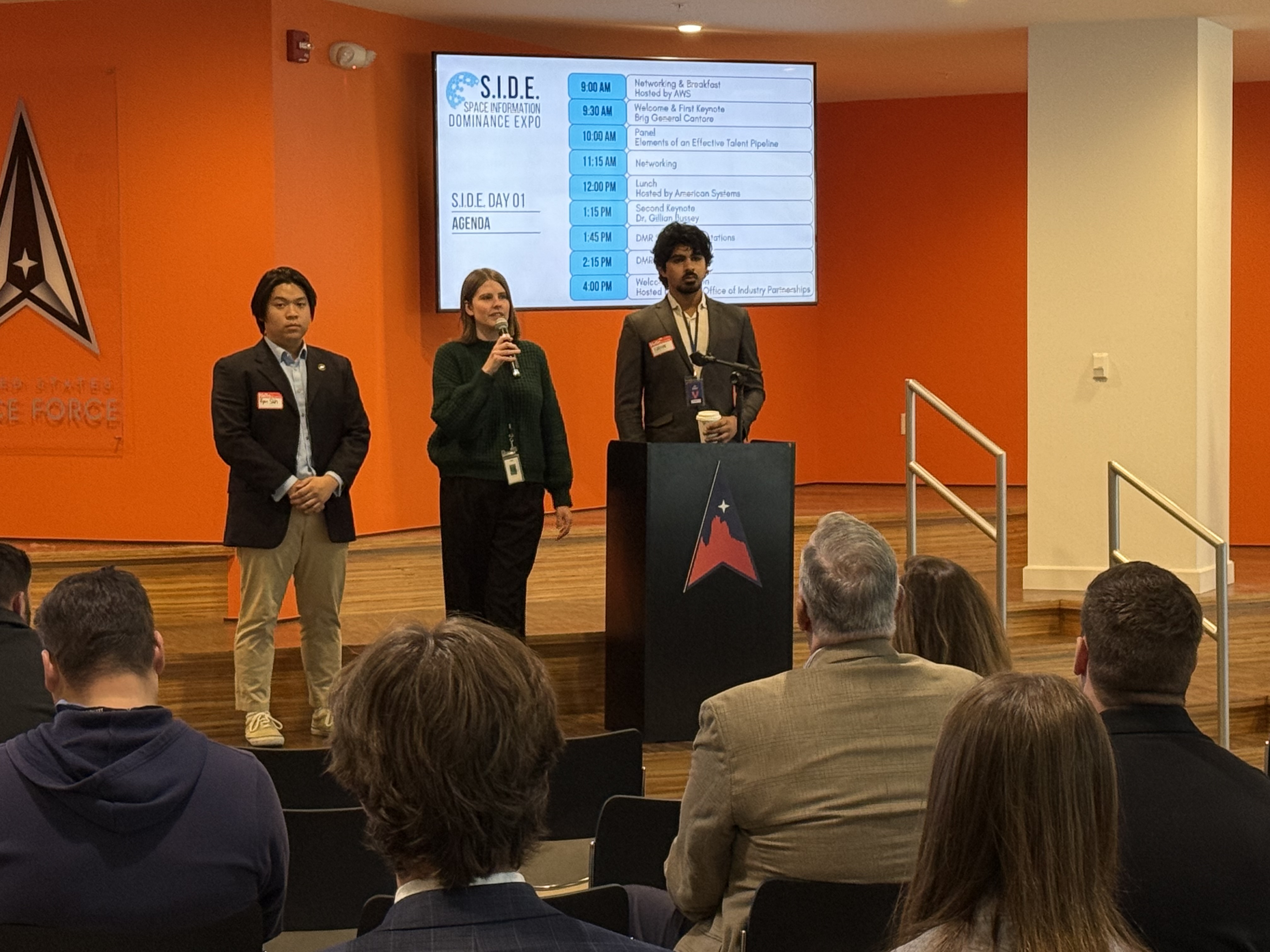 The Cyberspatial-sponsored team presents Deep Network Analysis and Simulation at the Space Information Dominance Expo on April 30, 2026.