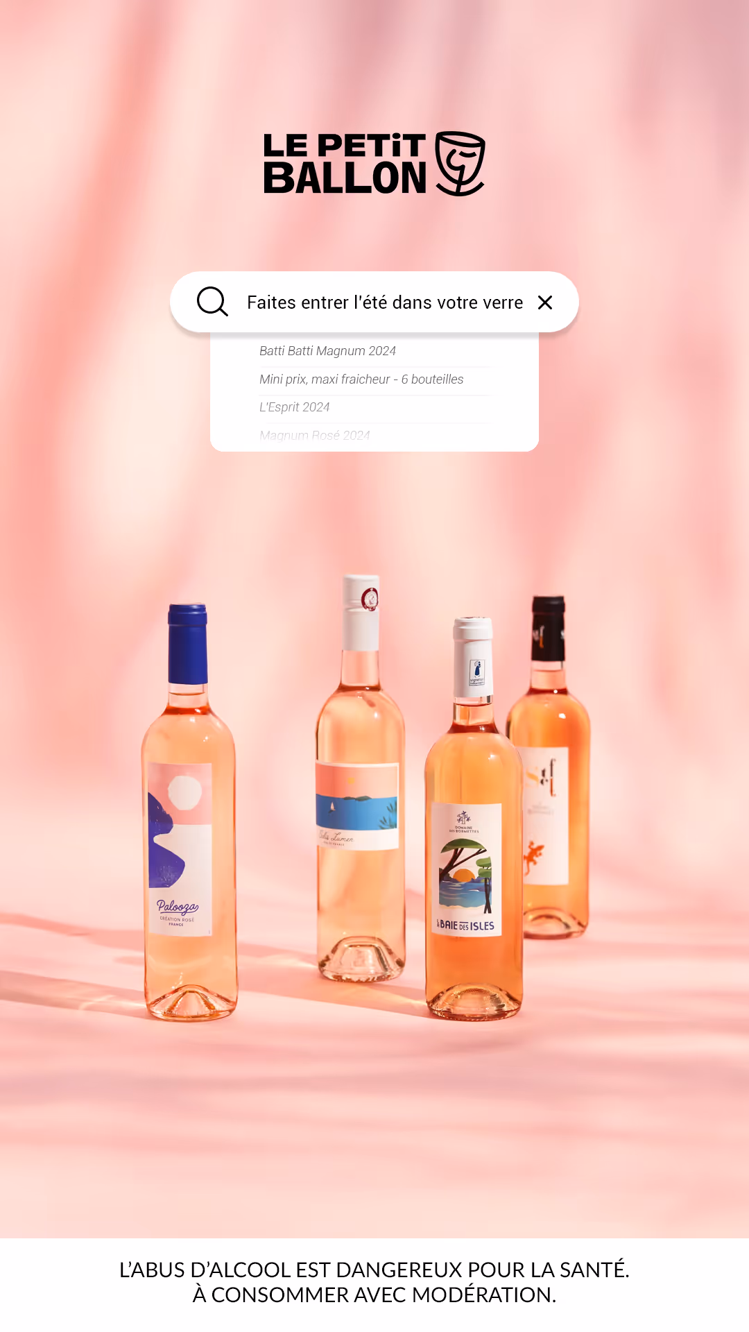 IMG - Générique rosé search bar - photo 1 - wordings V2 - story