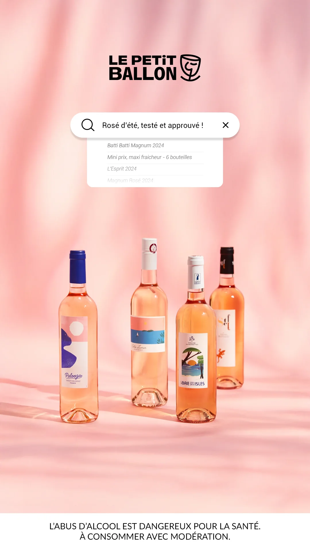 IMG - Générique rosé search bar - photo 1 - wordings V3 - story