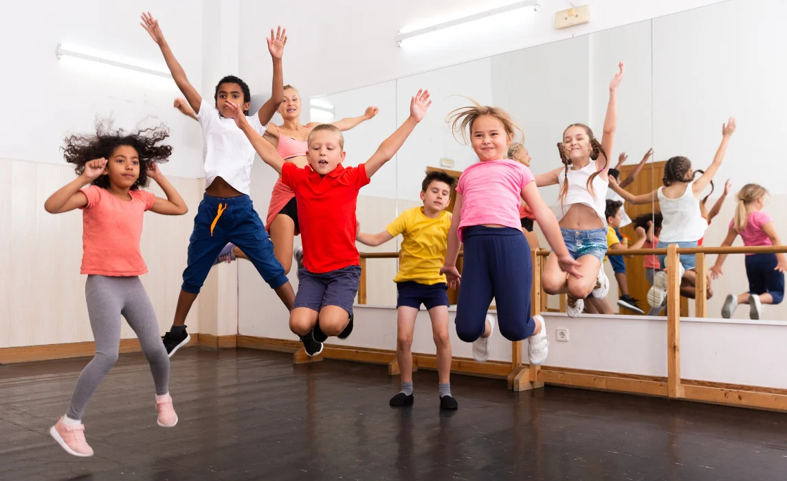 kids in the dance studio